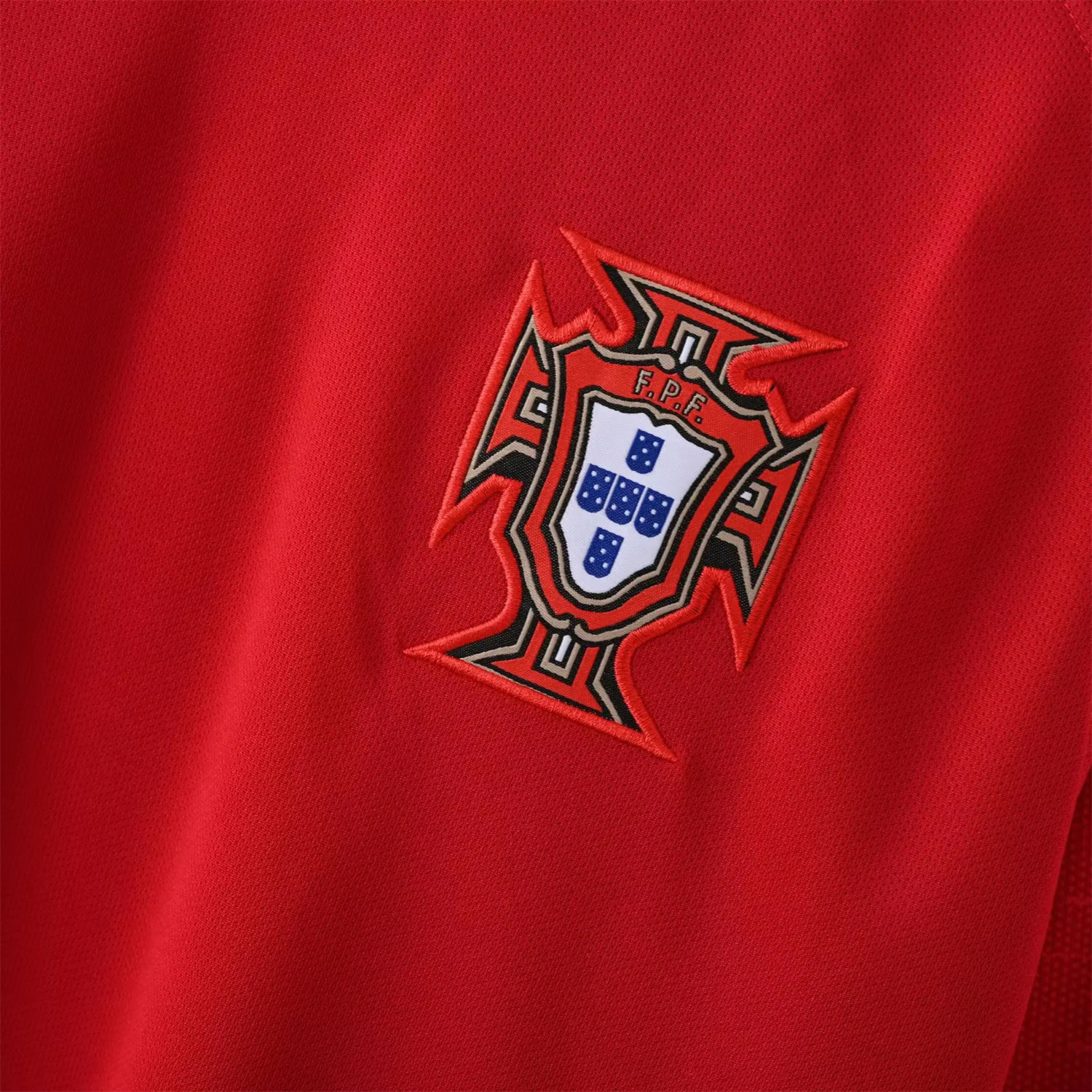 foot-Retro Portugal 2018 Home Long Sleeves Jersey