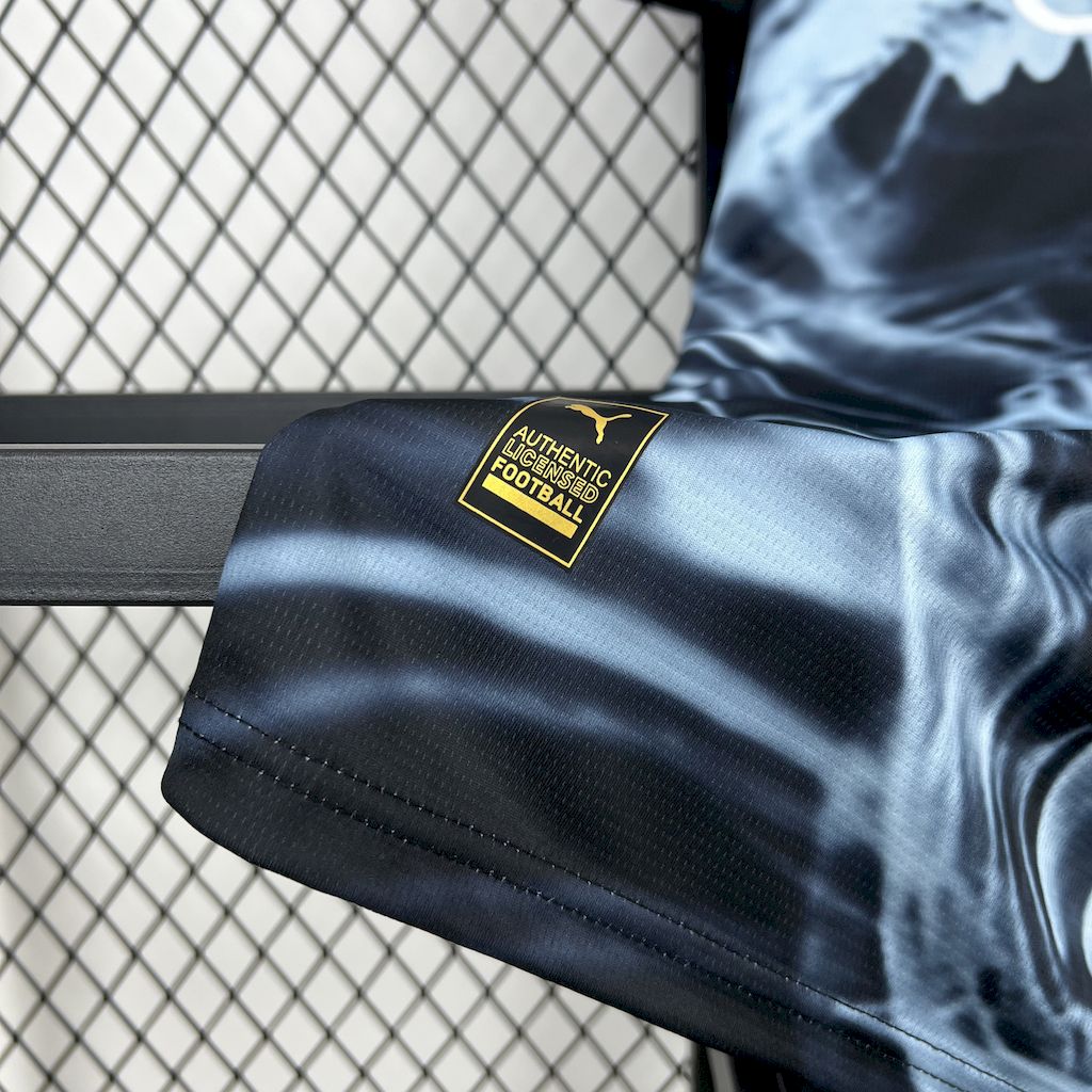 ManixJersey.com | Manchester City 24-25 Black X-ray Fan-designed Special Edition Jersey - Fans Version -Customize Name, Number and Patch | Worldwide Shipping