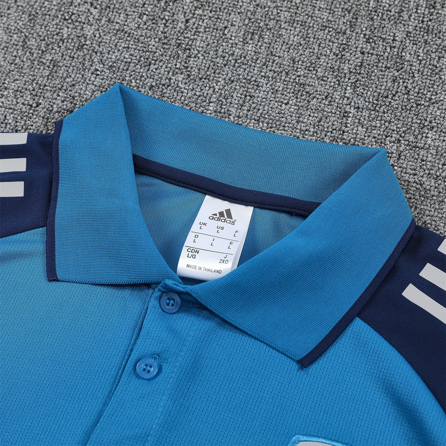 Unitedfootballkit.com | Arsenal 25-26 POLO Short-Sleeve Training Set - Royal Blue Top and Deep Blue Pants -Customize Name, Number and Patch | Worldwide Shipping