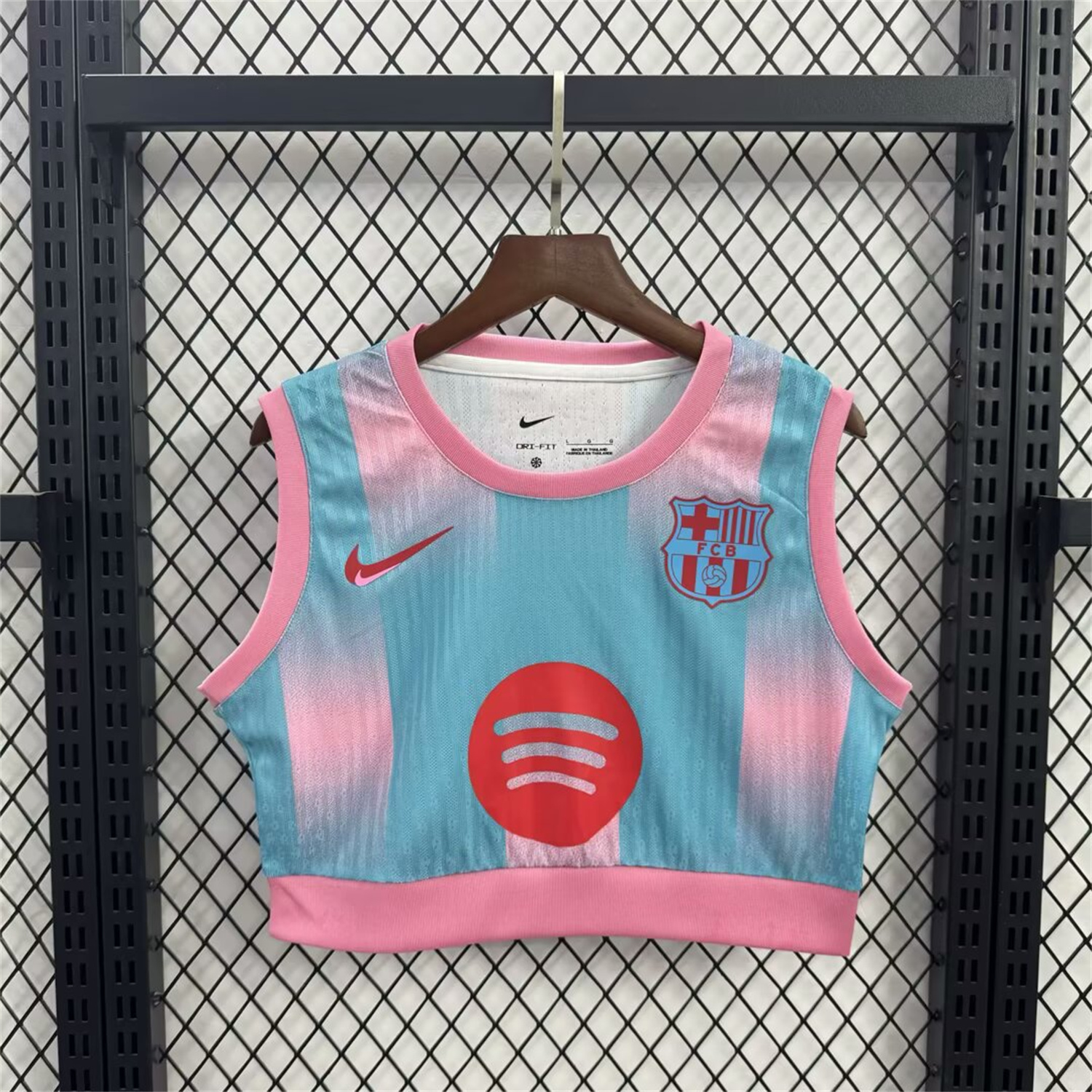 foot-Women's Barcelona 25-26 Blue Pink Yoga Vest