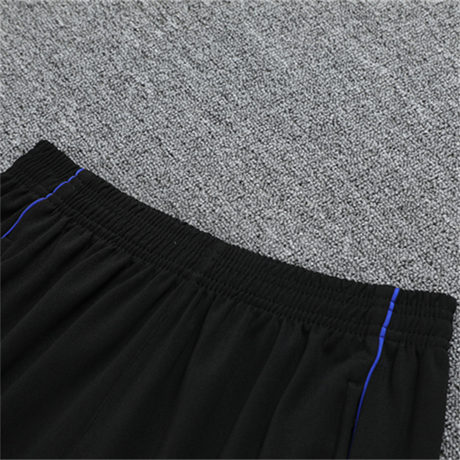 foot-Real Madrid 25-26 Long Sleeve Training Set - Yellow, White and Blue Camouflage Top and Black Pants