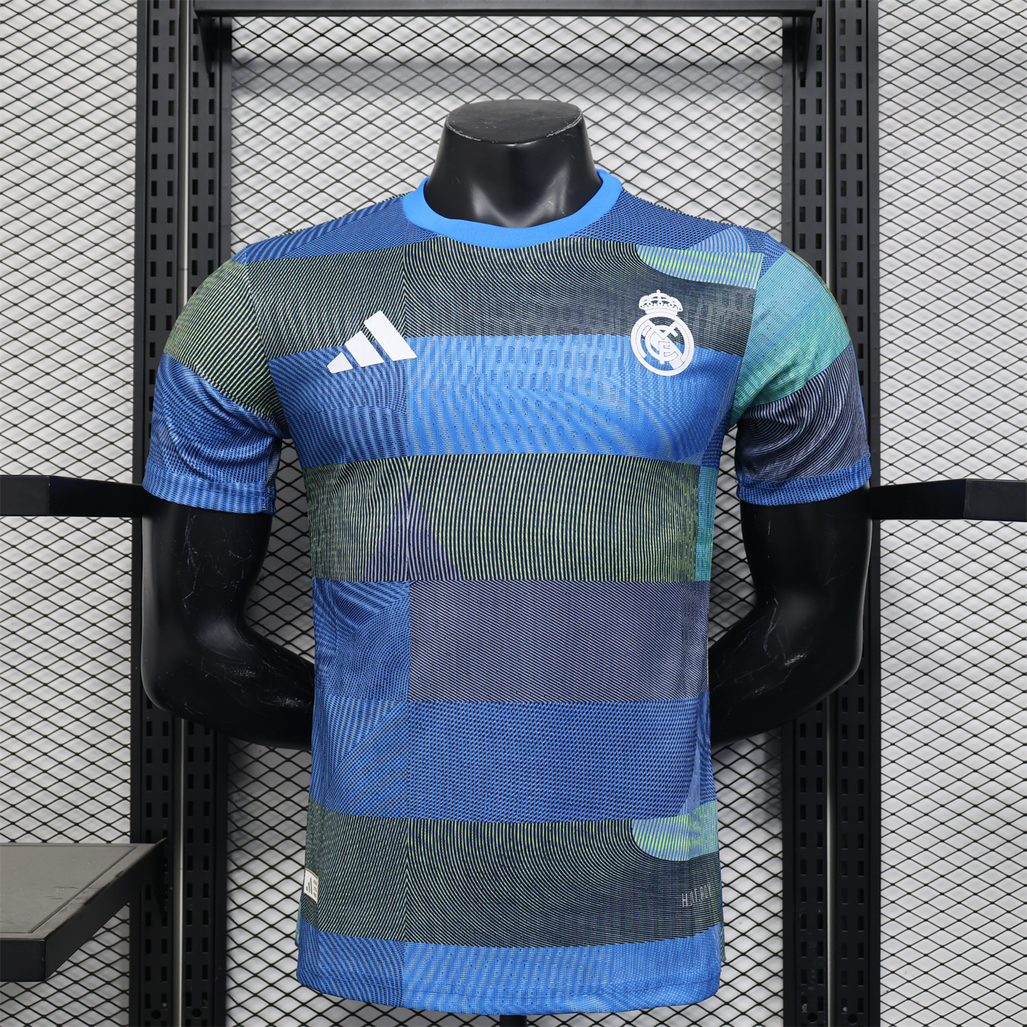 foot-Real Madrid 25-26 Blue Pre-Match Traning Jersey - Player Version