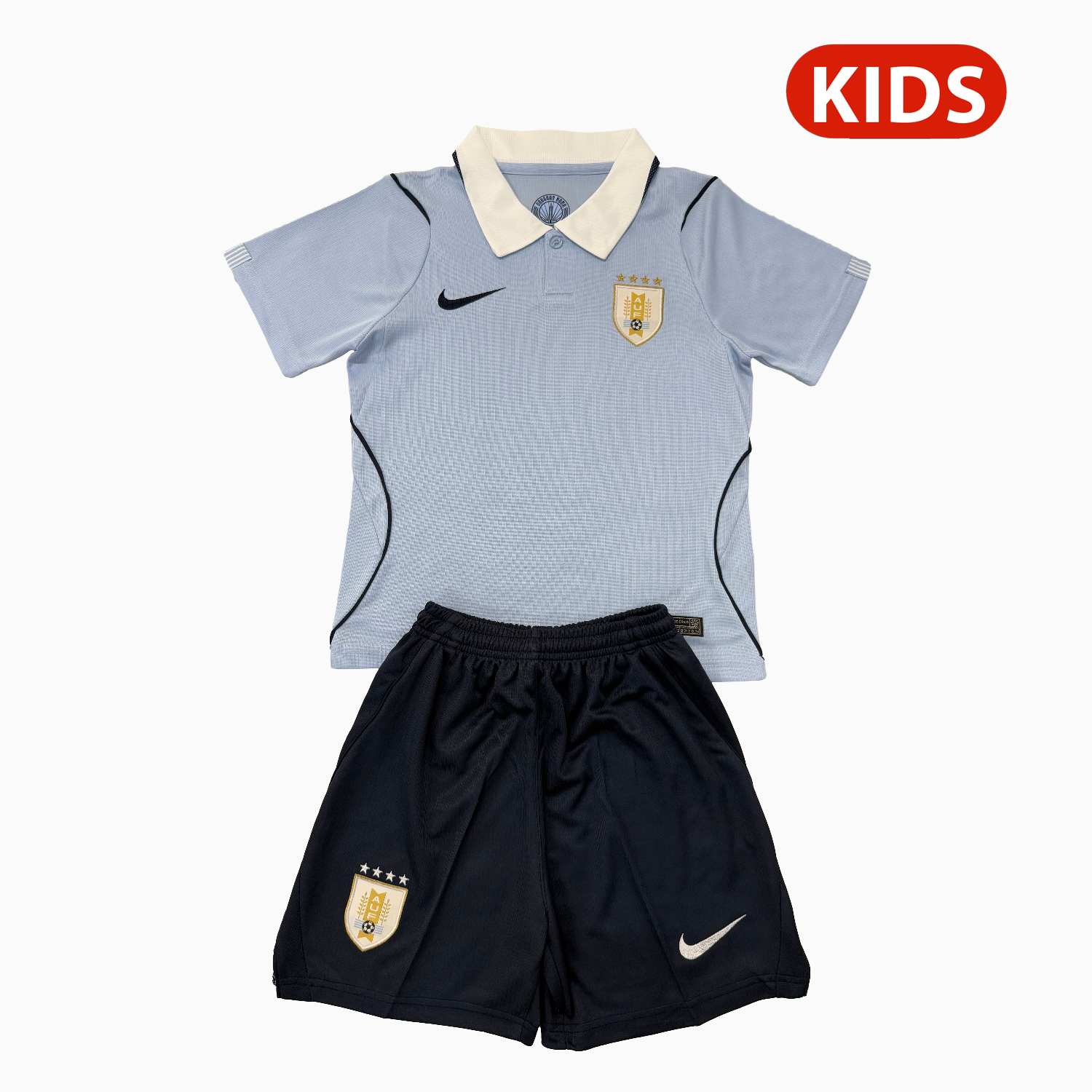 Funinjersey-Uruguay 2026 Home Kids Kit