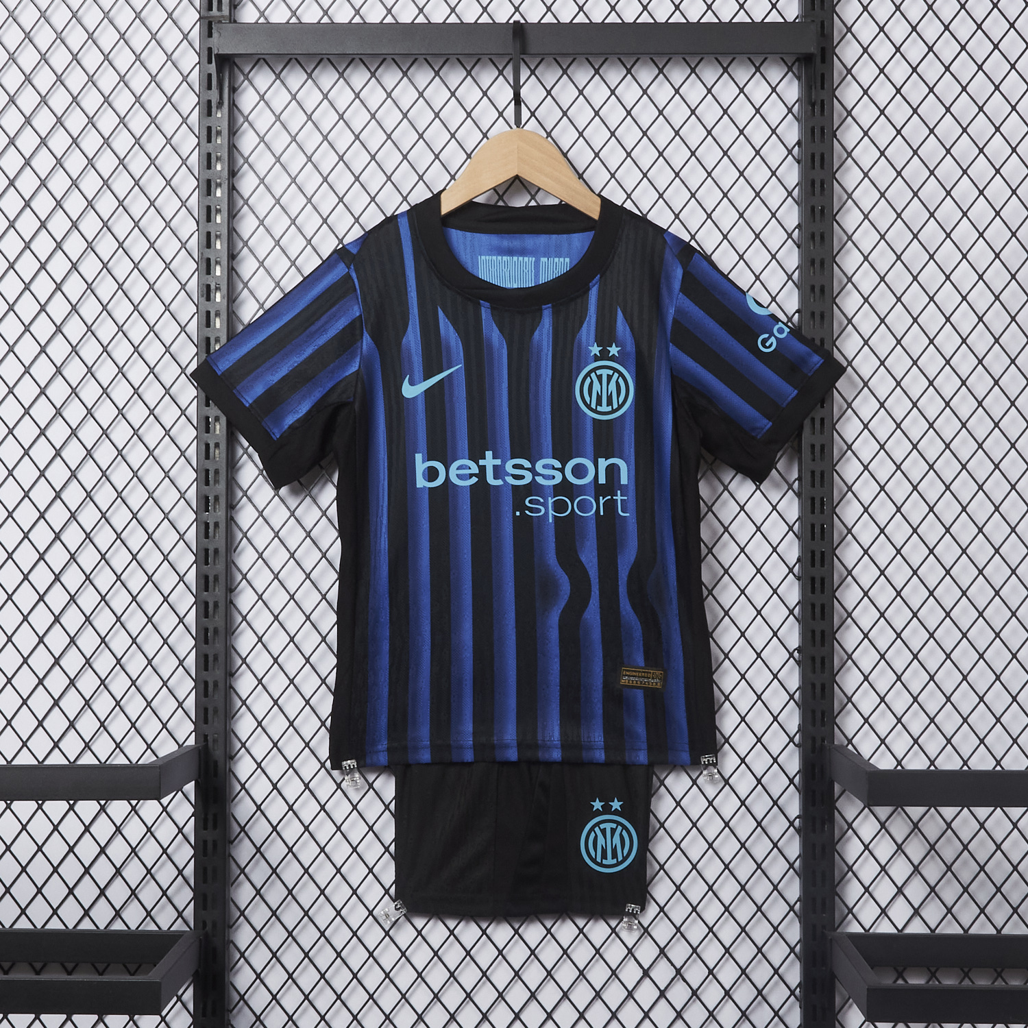 foot-Inter Milan 25-26 Home Kids Kit - Player Version