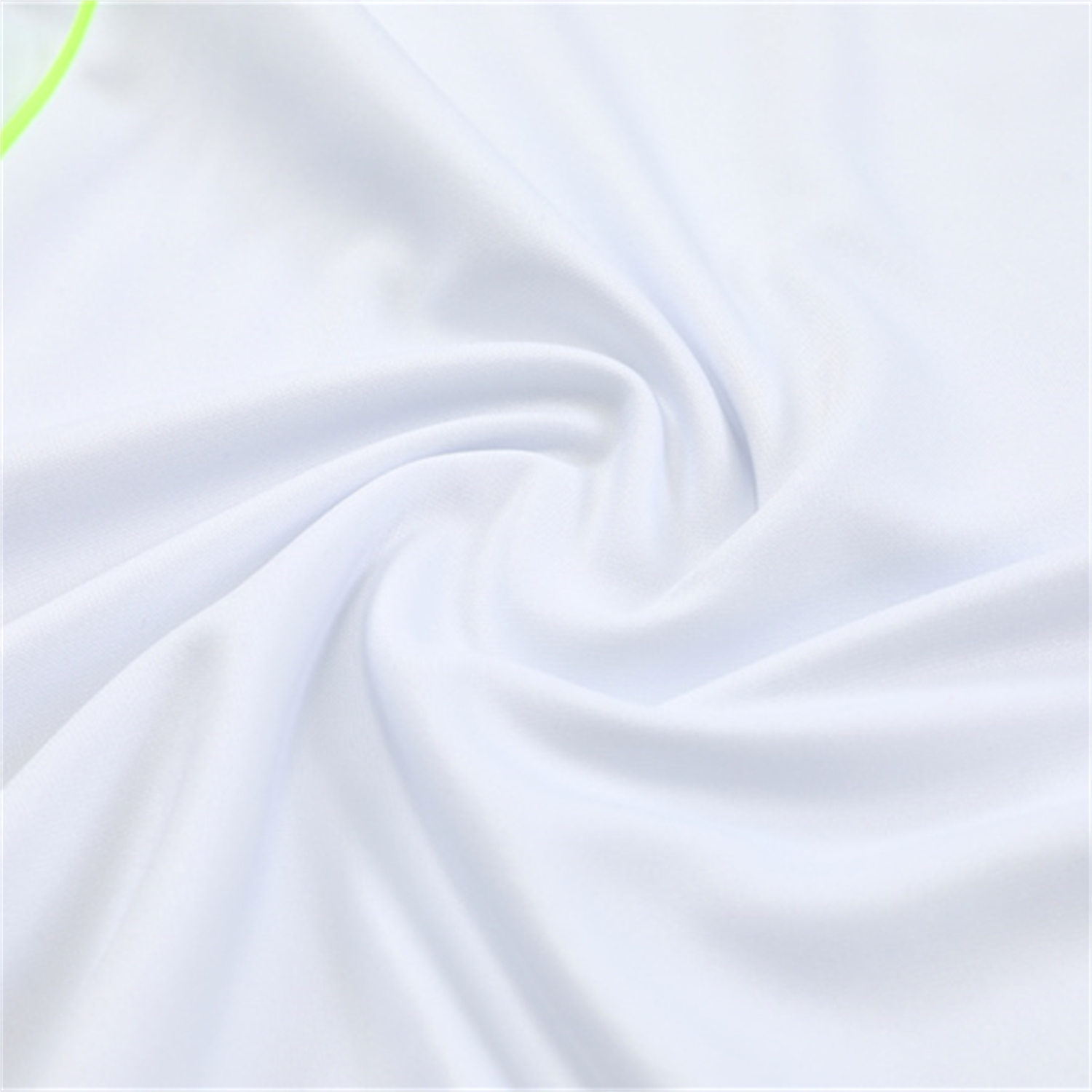 foot-Real Madrid 25-26 Long Sleeve Training Set - Green Line White Top and Blue Pants