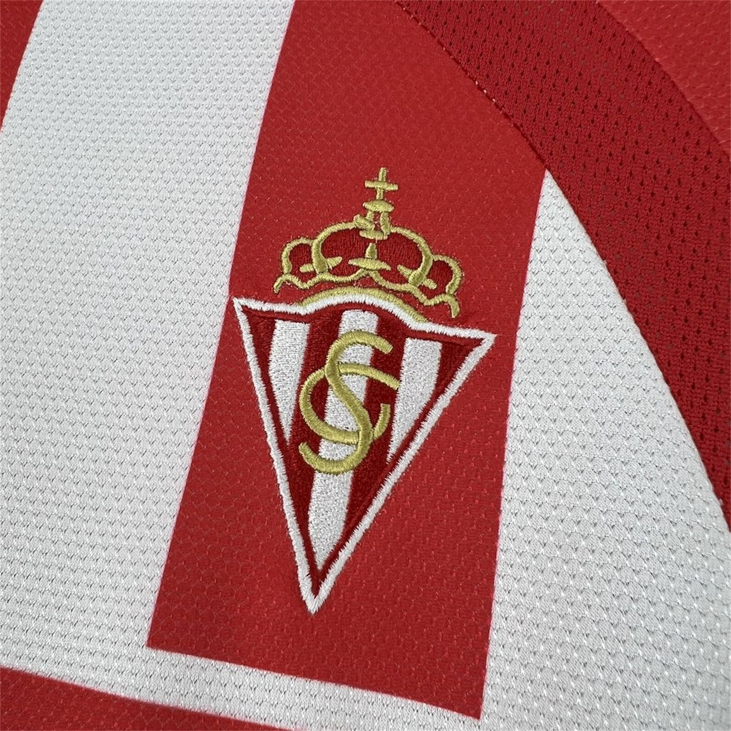 foot-Retro Sporting de Gijon 2008-09 Home Jersey