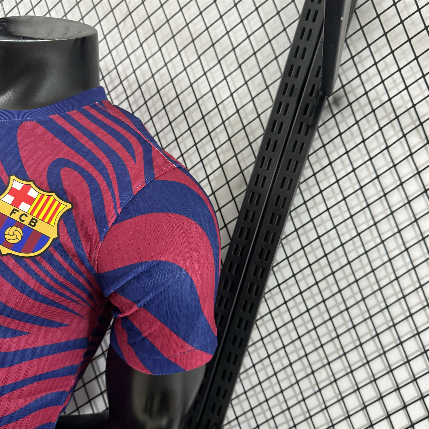 foot-Barcelona 25-26 Red & Blue Contours Special Jersey - Player Version