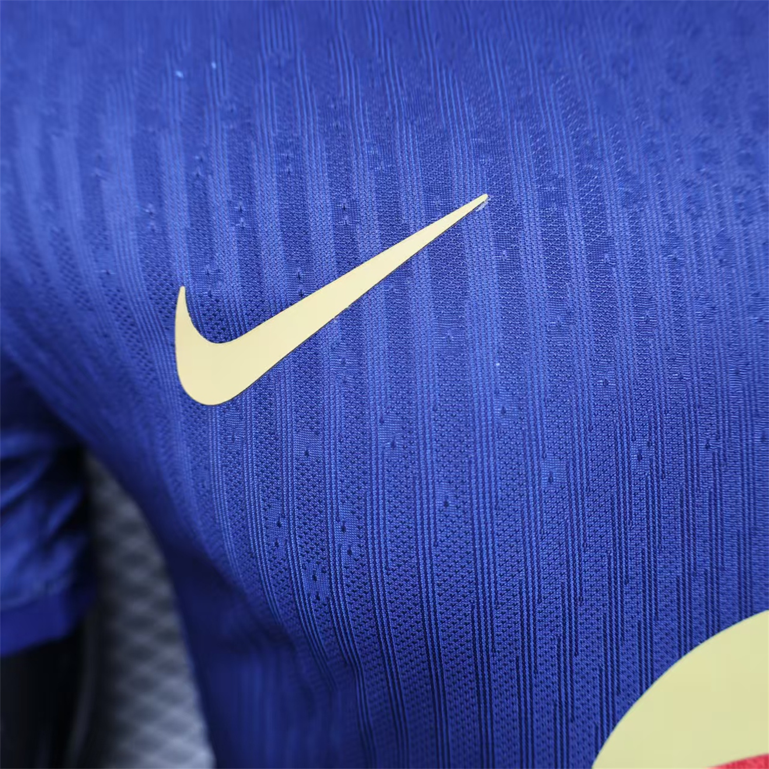 foot-Barcelona 25-26 Red & Blue Guards Dark Blue Special Jersey - Player Version