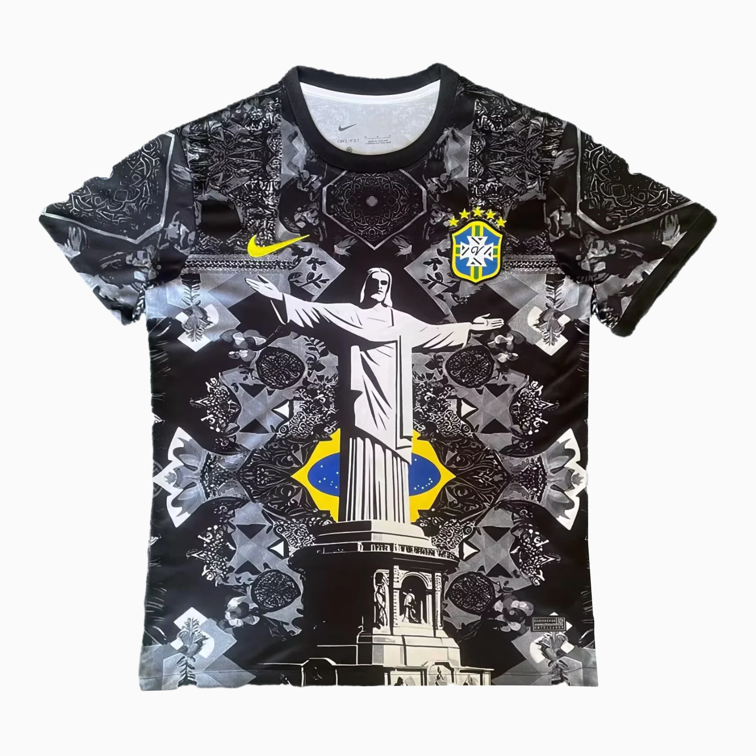 ManixJersey.com | Brazil 25-26 Jesus Deep Grey Special Jersey - Fans Version -Customize Name, Number and Patch | Worldwide Shipping