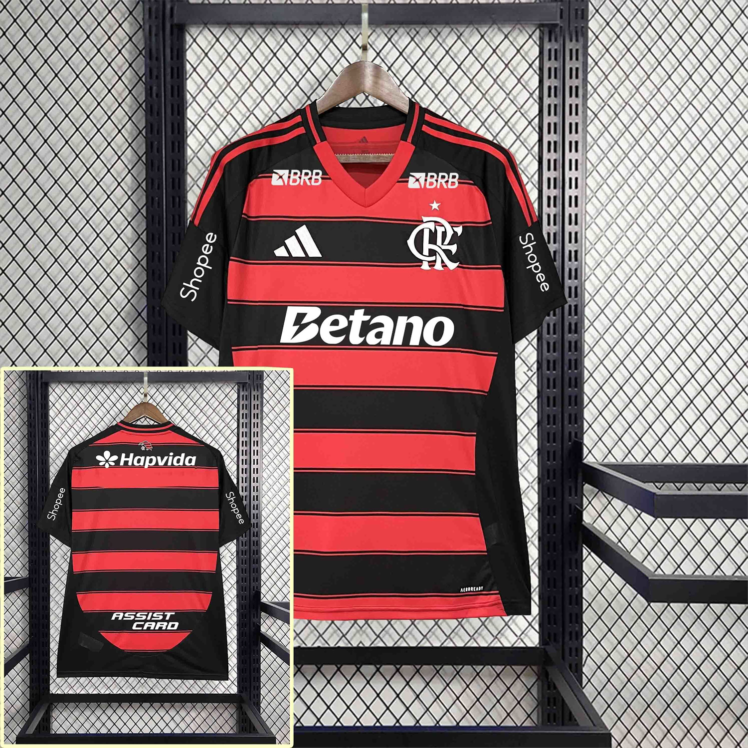 foot-Flamengo 25-26 Home New Sponsors Jersey - Fans Version