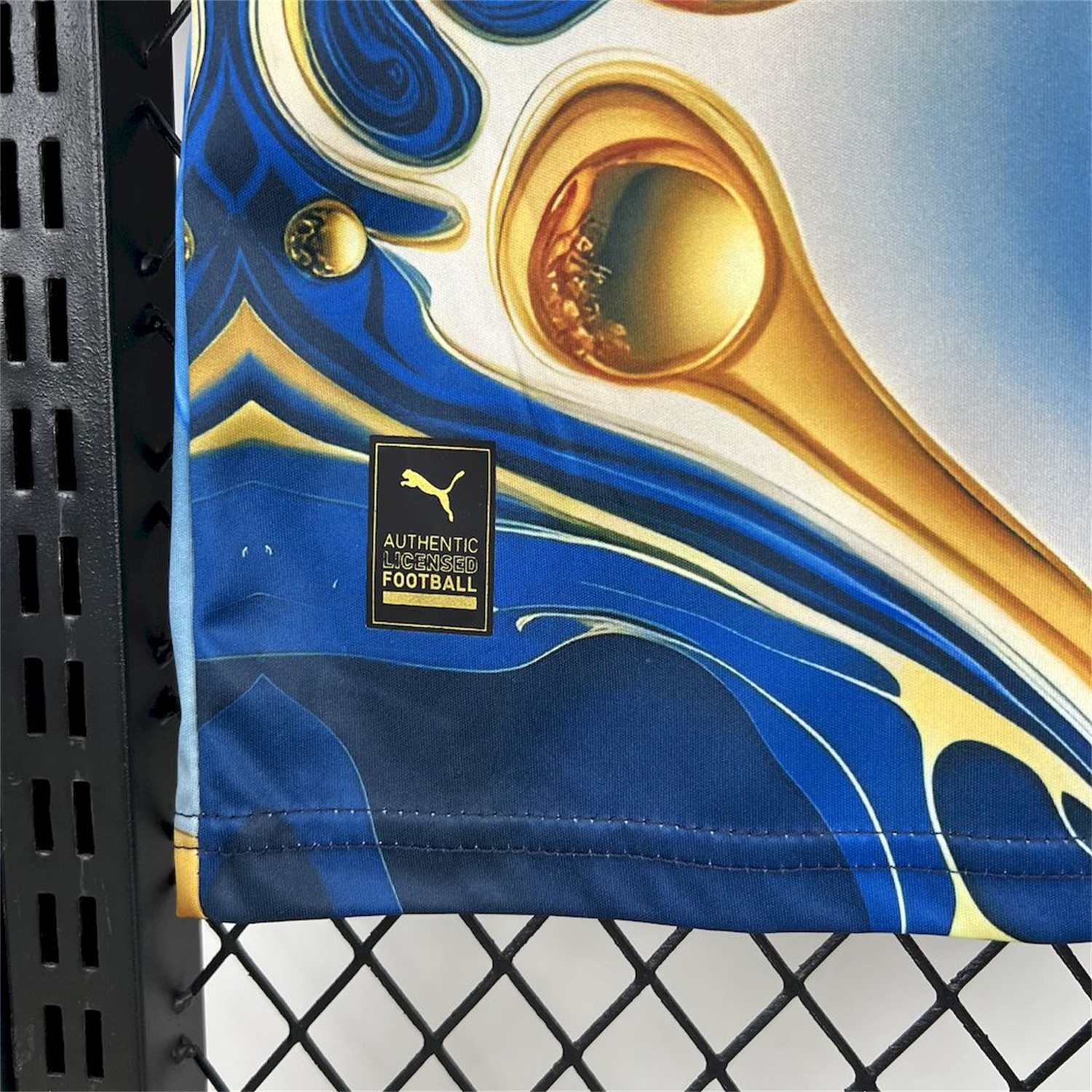 foot-Manchester City 25-26 Blue Golden Fan-designed Special Edition Jersey - Fans Version