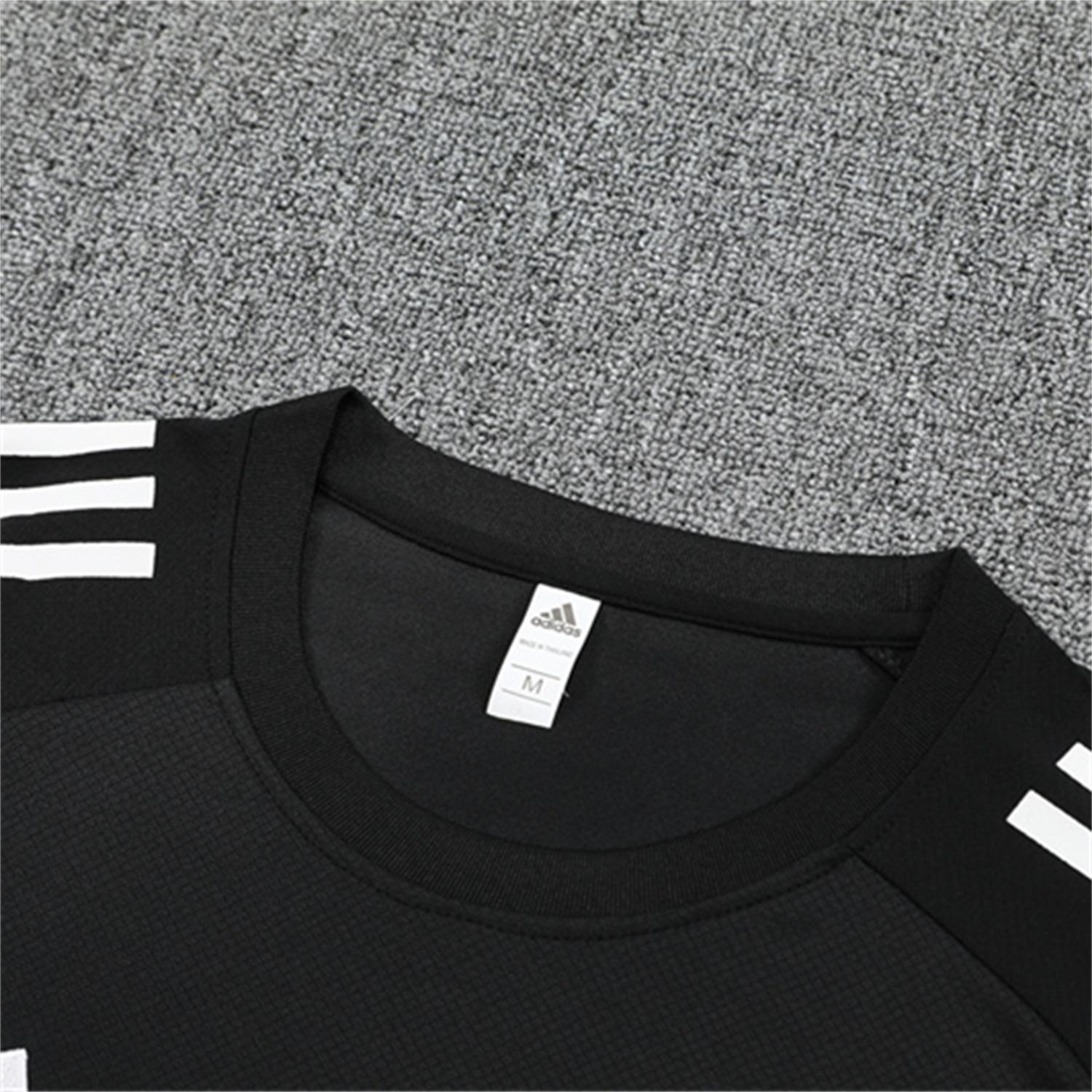 foot-Argentina 25-26 Pre-Match Short-Sleeve Training Set - Black Top & Shorts