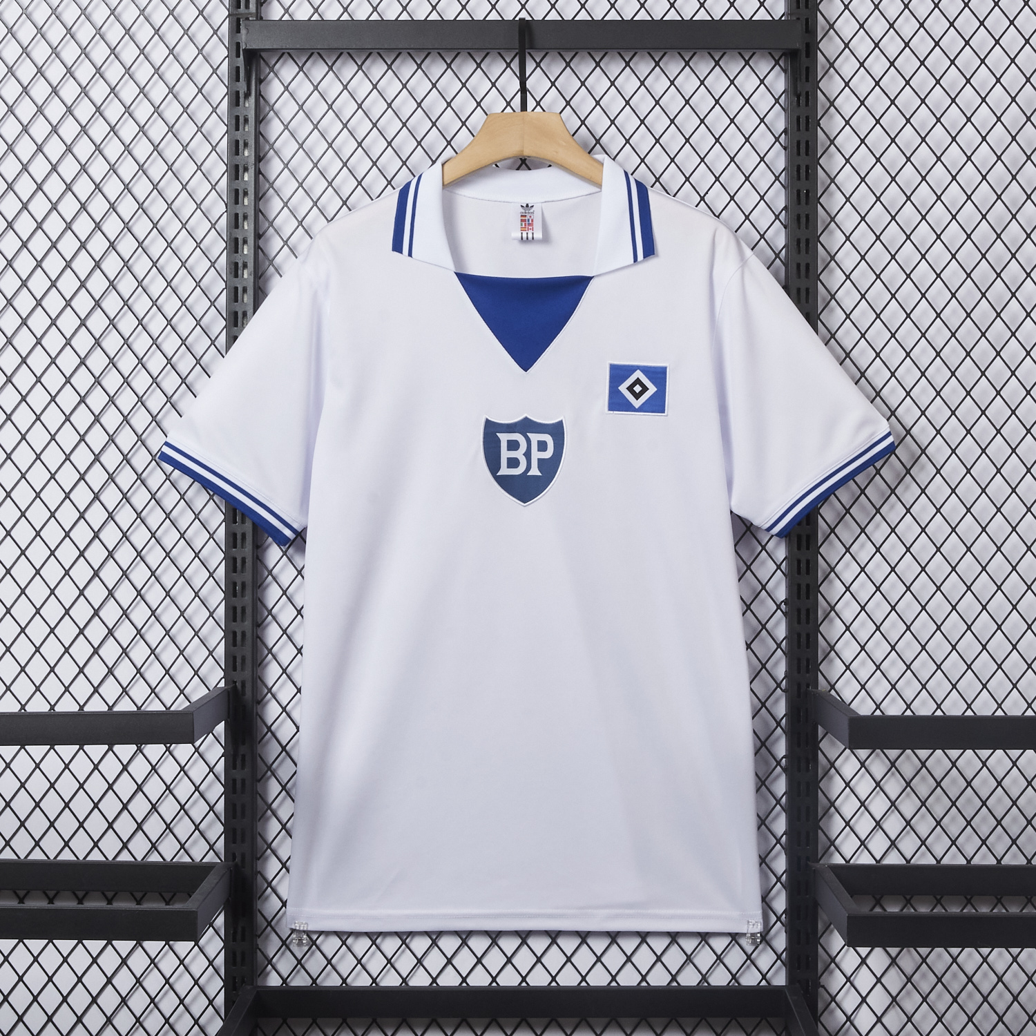foot-Retro Hamburger SV 1979 Home White Jersey
