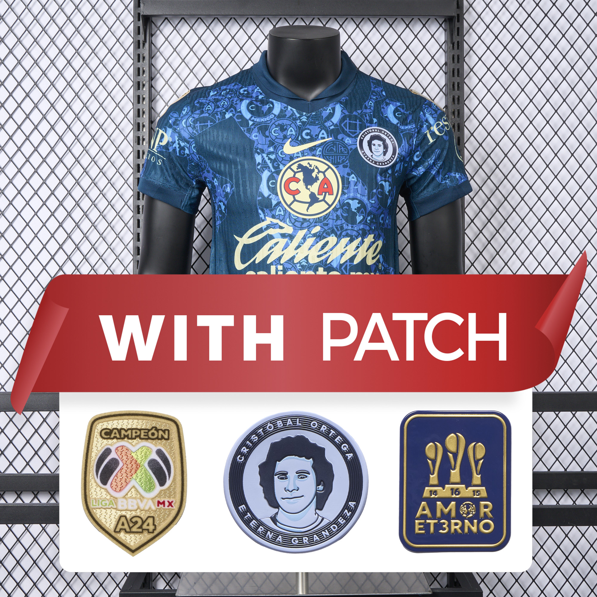foot-【New Patches】Club América 24-25 Away Jersey - Player Version