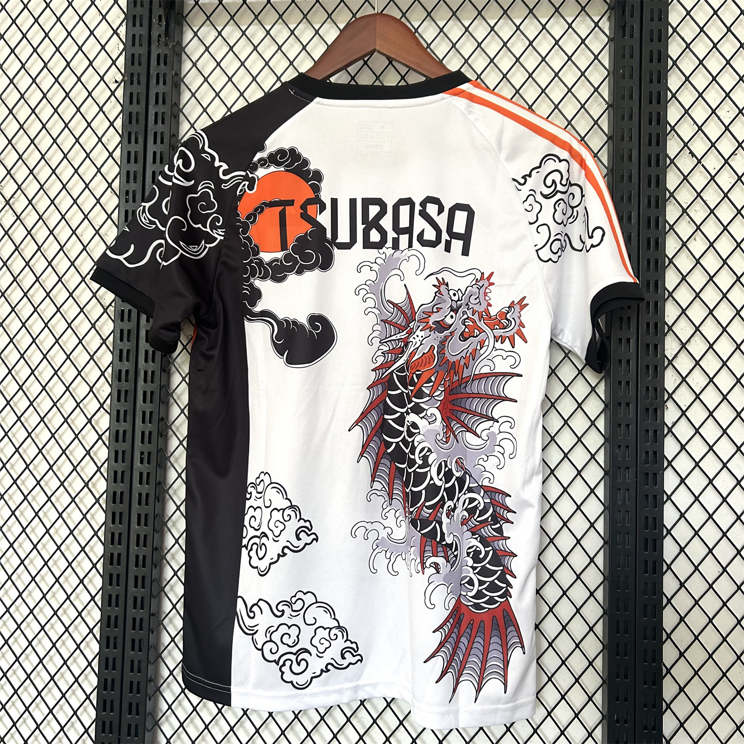 foot-Japan 25-26 Betta Fish And Samurai Sword White Special Jersey - Fans Version