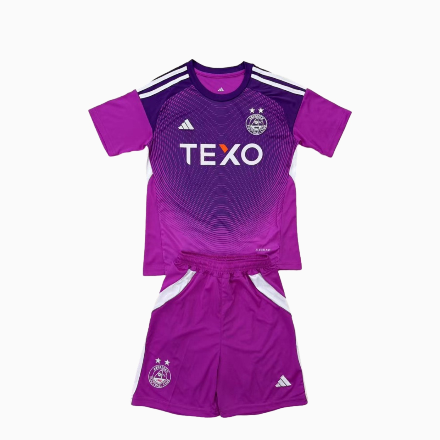 foot-Aberdeen 25-26 Purple Goalkeeper Men's Adult Jersey Set - Fans Version