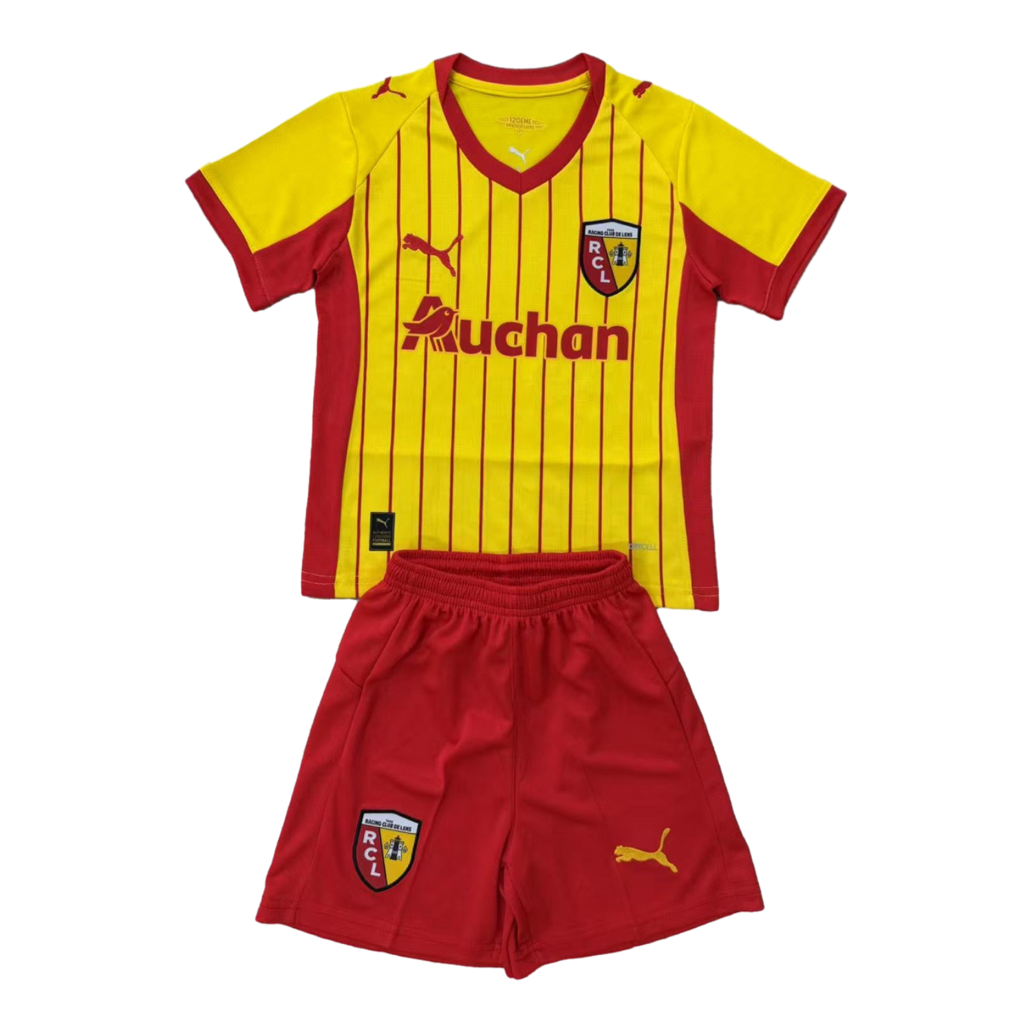 foot-RC Lens 25-26 Home Men's Adult Jersey Set - Fans Version