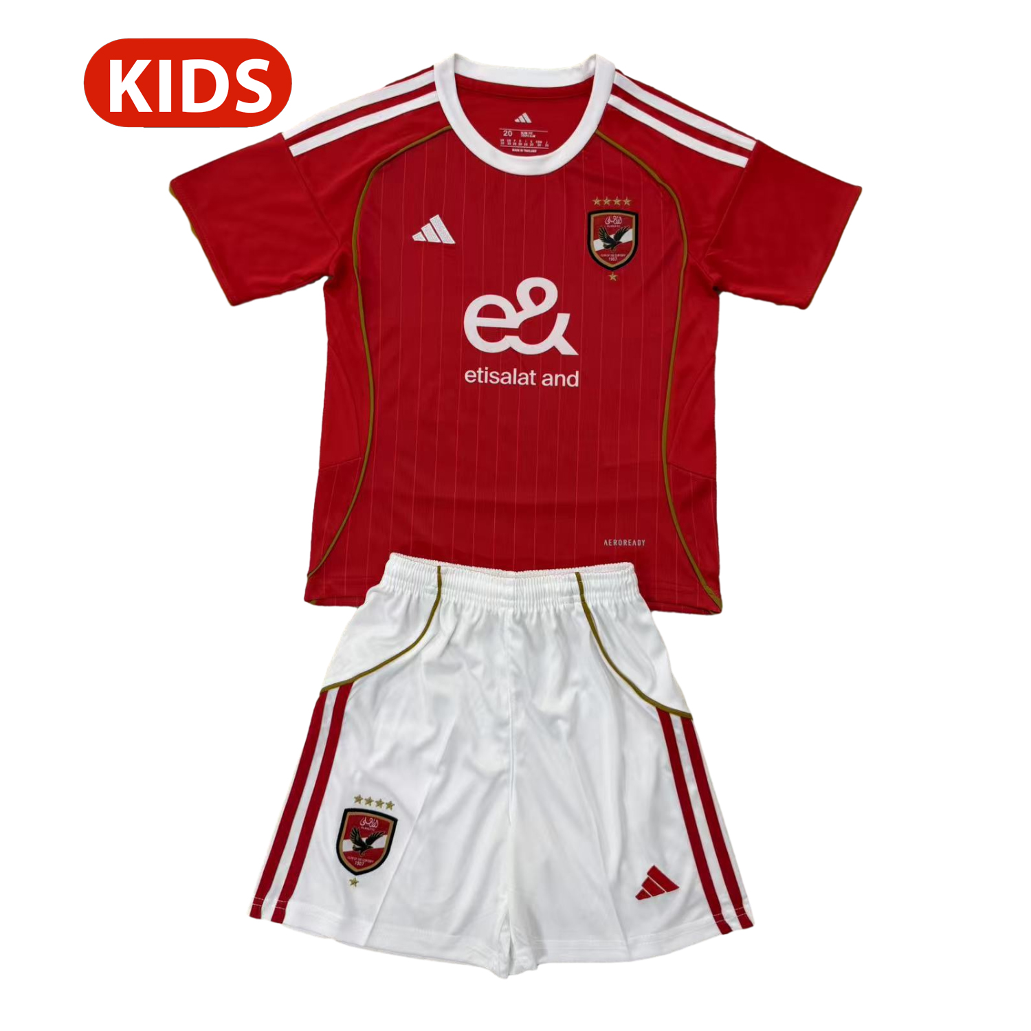 foot-Al Ahly SC 25-26 Home Kids Kit