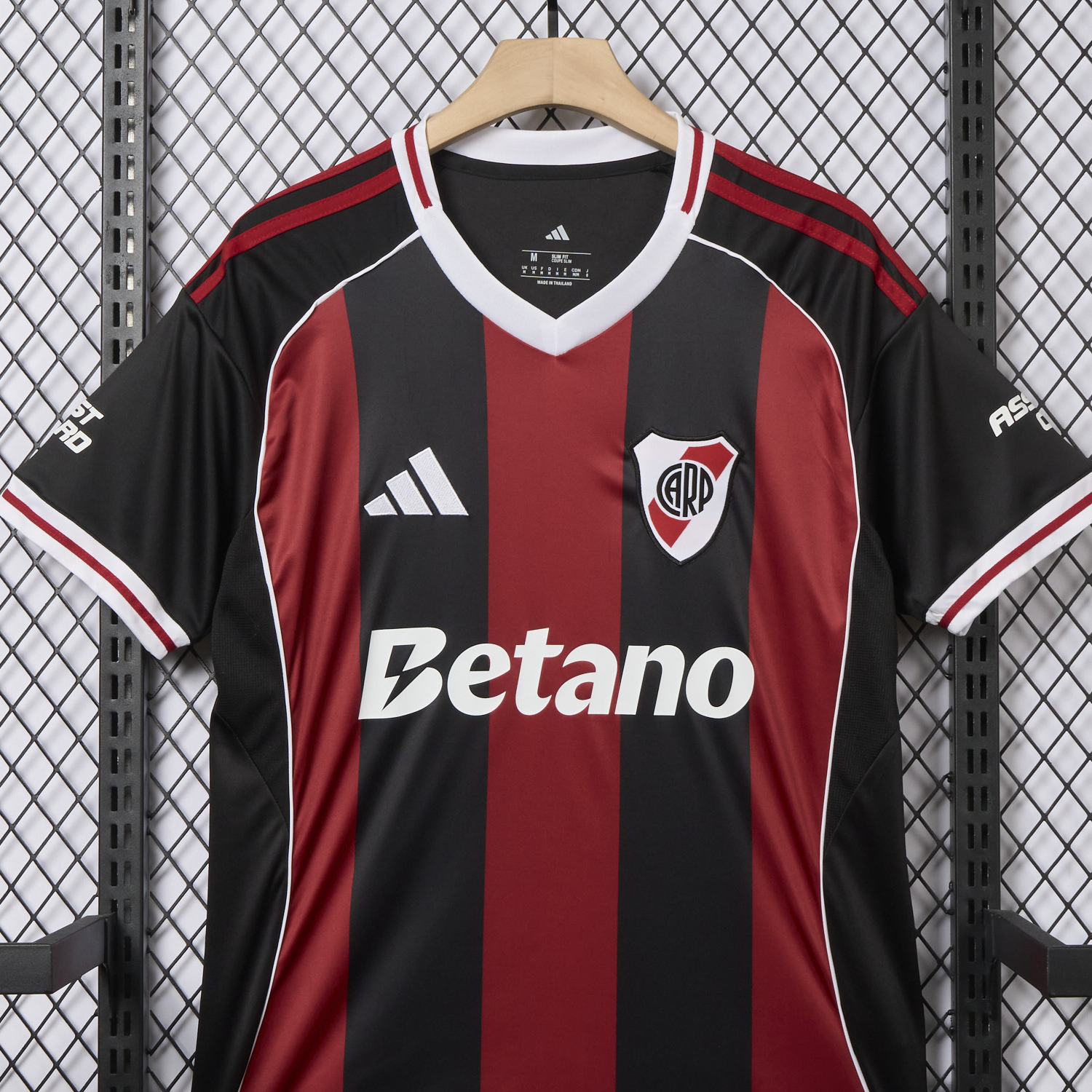 foot-River Plate 25-26 Away Jersey With Chest Sponsor - Fans Version