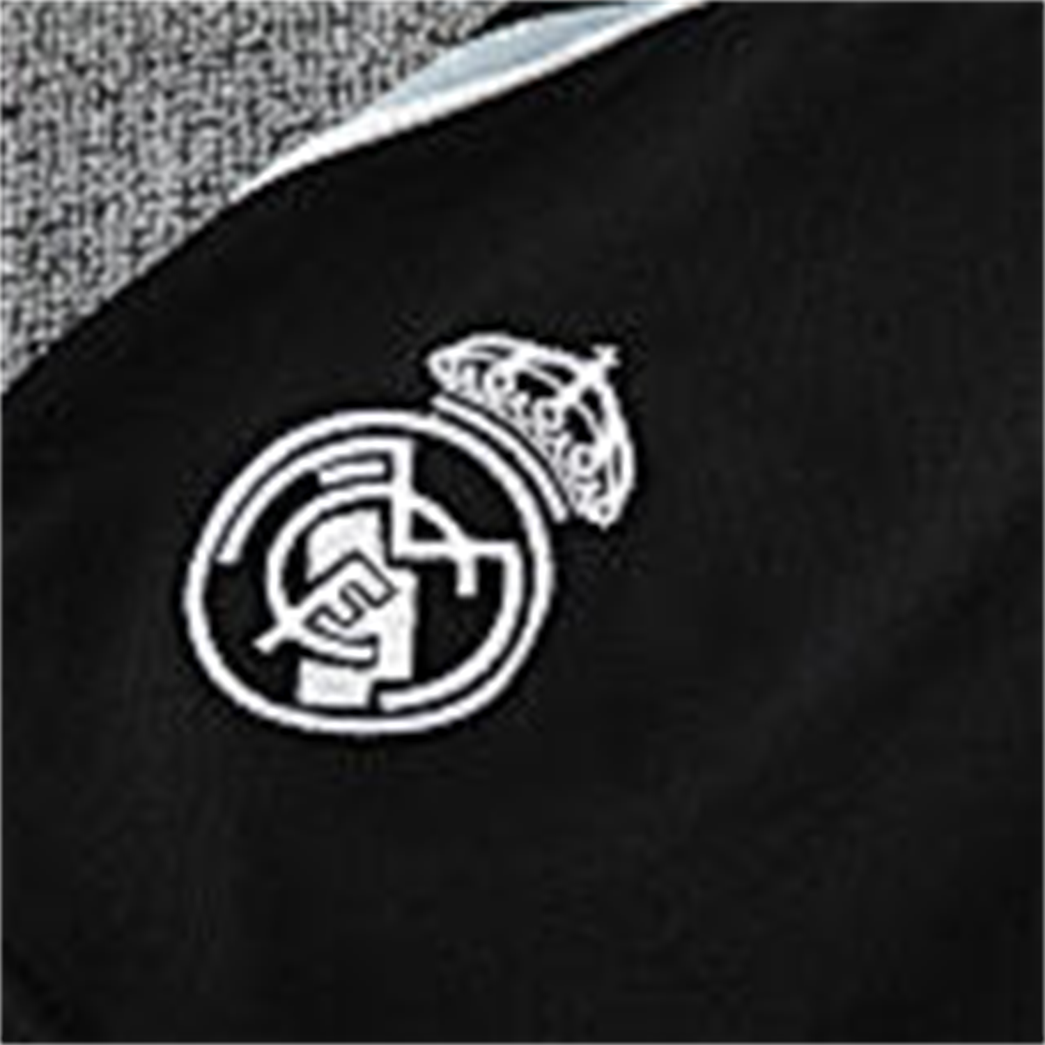 foot-Real Madrid 25-26 Vest Training Set - Black And Light Grey Vest & Black Shorts
