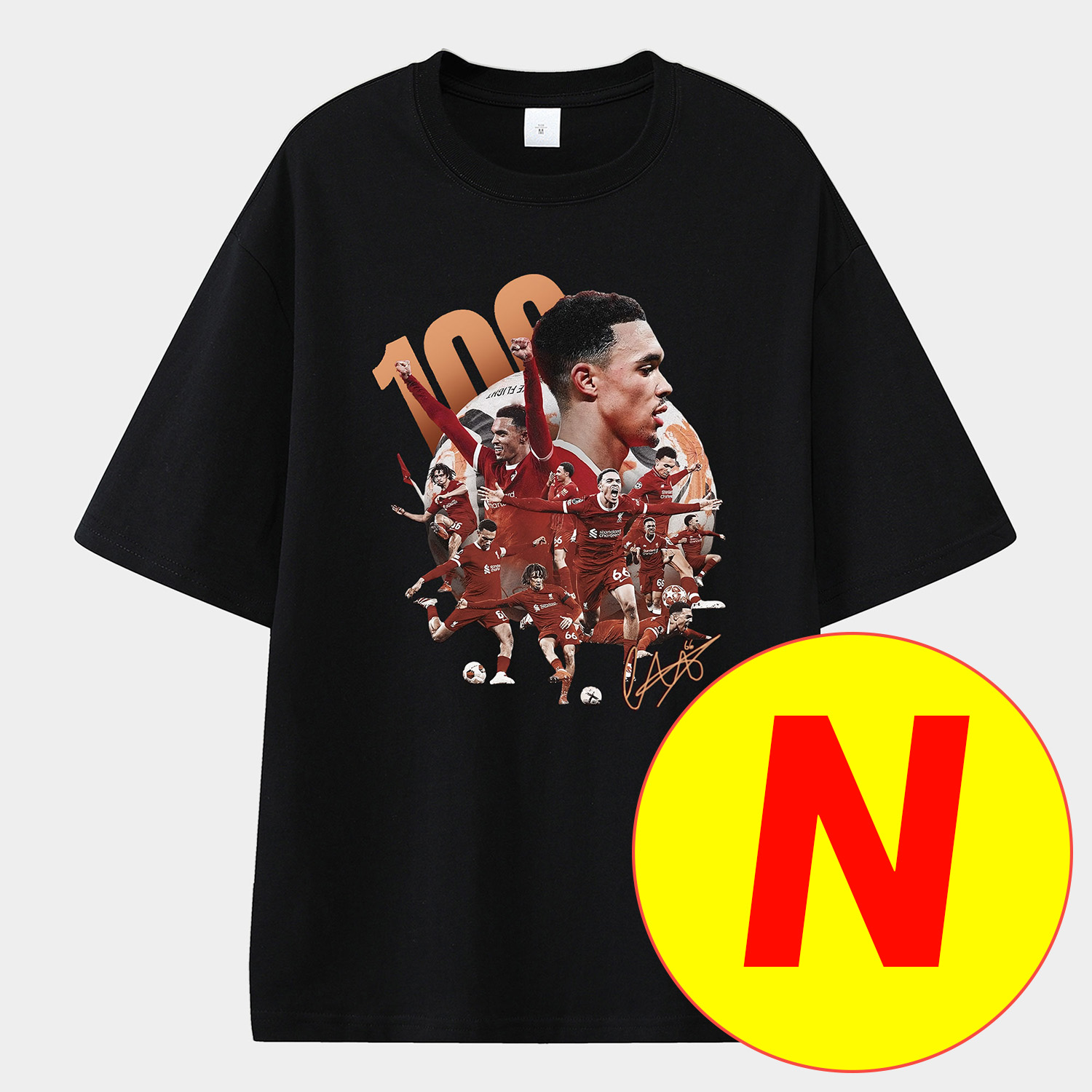 foot-Salah Liverpool Klopp Arnold Unisex Pure Cotton T-shirt