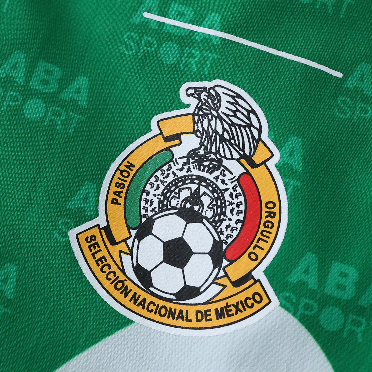 foot-Retro Mexico 1995 Retro Style Double Sided Reversible Windbreaker - Green & Blue