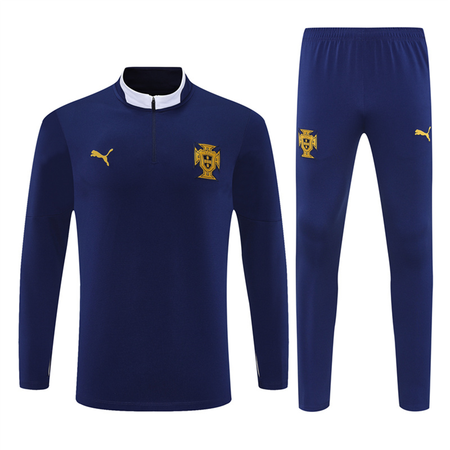 foot-Portugal 25-26 Long Sleeve Training Set - Royal Blue