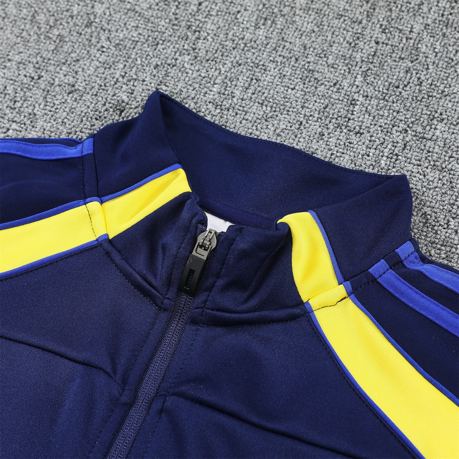 Unitedfootballkit.com | Boca Juniors 2026 Jacket Training Tracksuit - Dark Blue With Yellow Jackets & Pants -Customize Name, Number and Patch | Worldwide Shipping