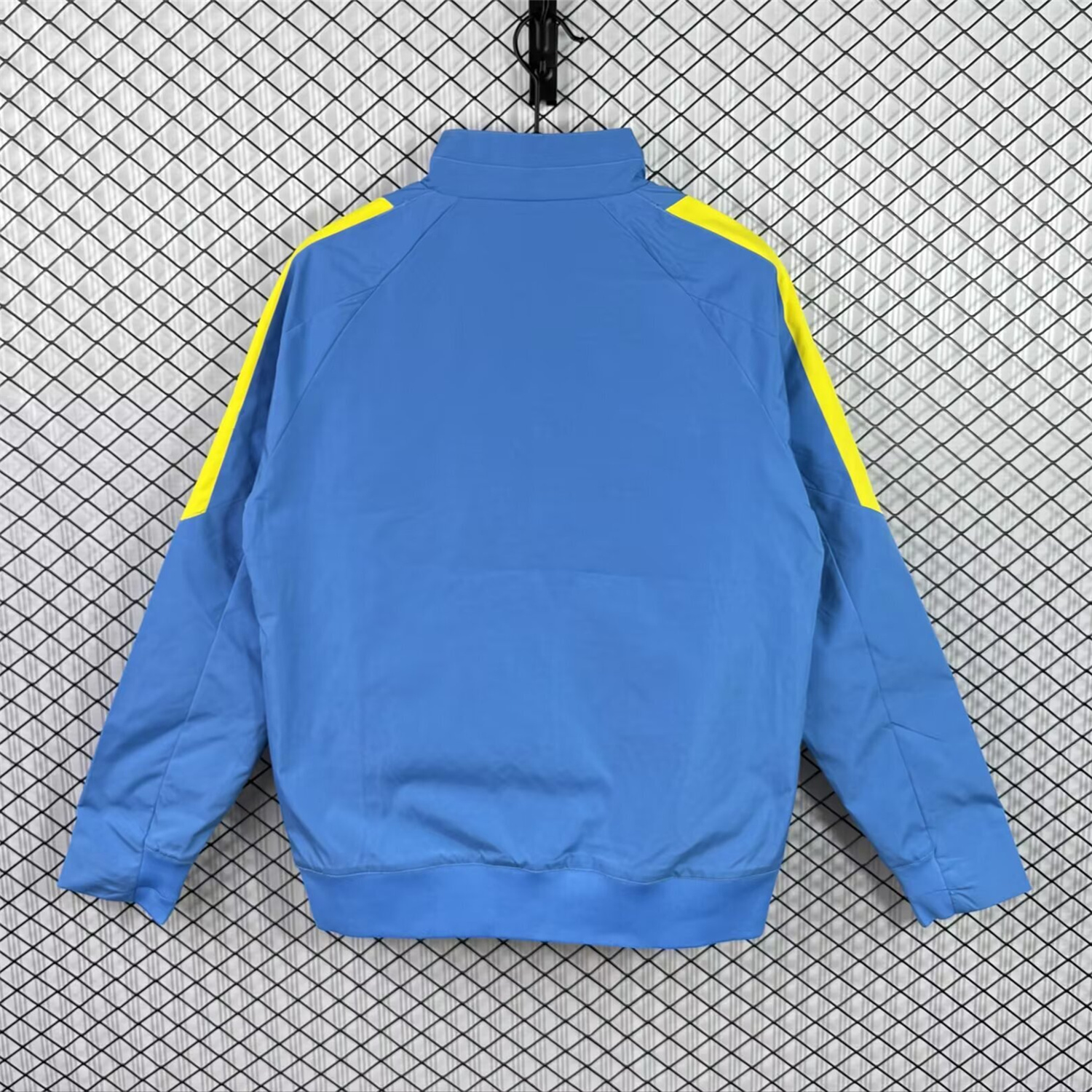 Unitedfootballkit.com | Retro Barcelona 2015-16 Windbreaker Jacket - Blue -Customize Name, Number and Patch | Worldwide Shipping