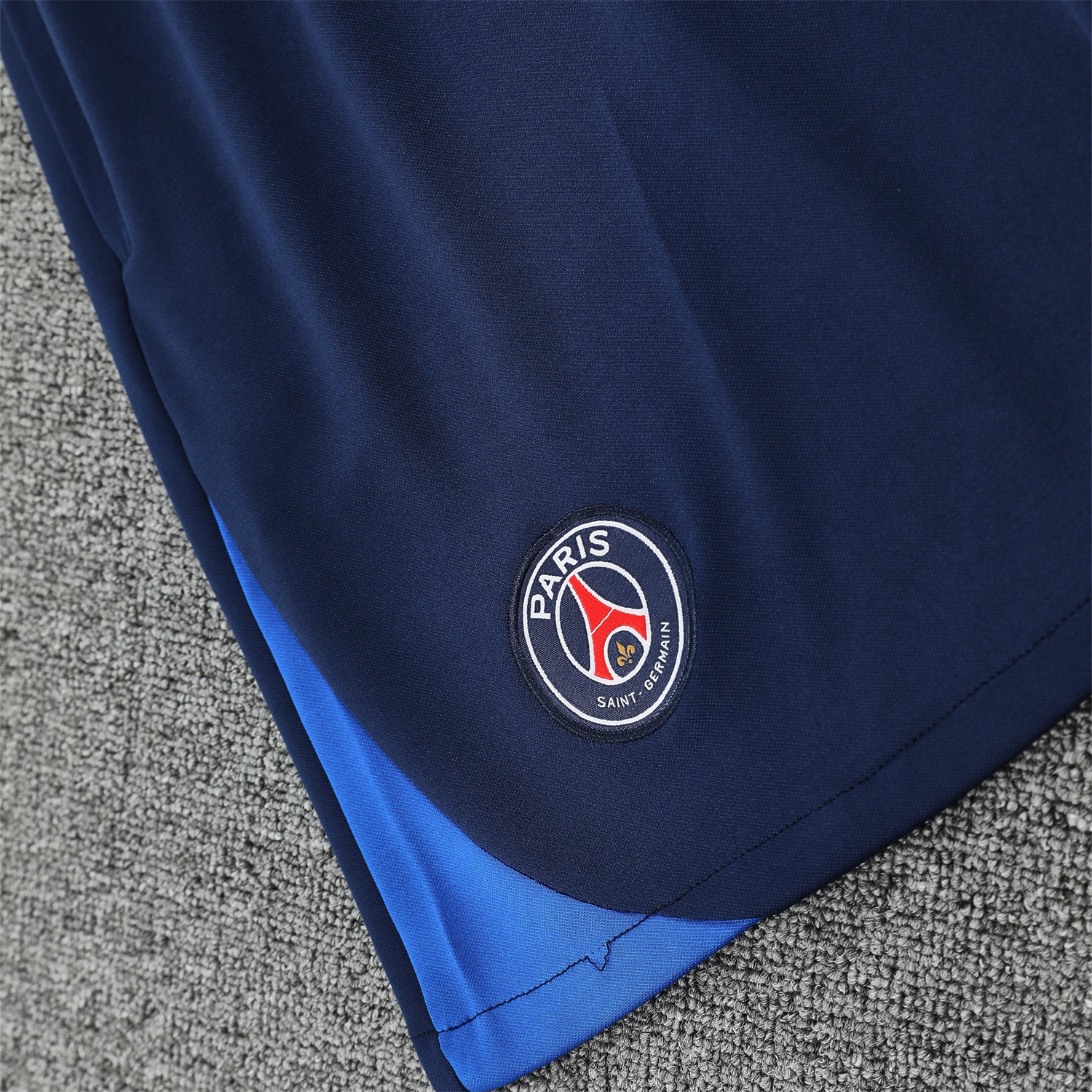 foot-Paris Saint-Germain PSG 25-26 Short-Sleeve Training Set - Blue Top & Deep Blue Shorts
