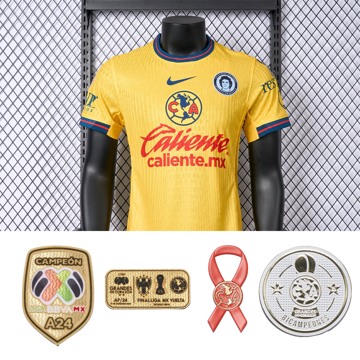 ManixJersey.com | Club América 24-25 Home Jersey - Player Version -Customize Name, Number and Patch | Worldwide Shipping