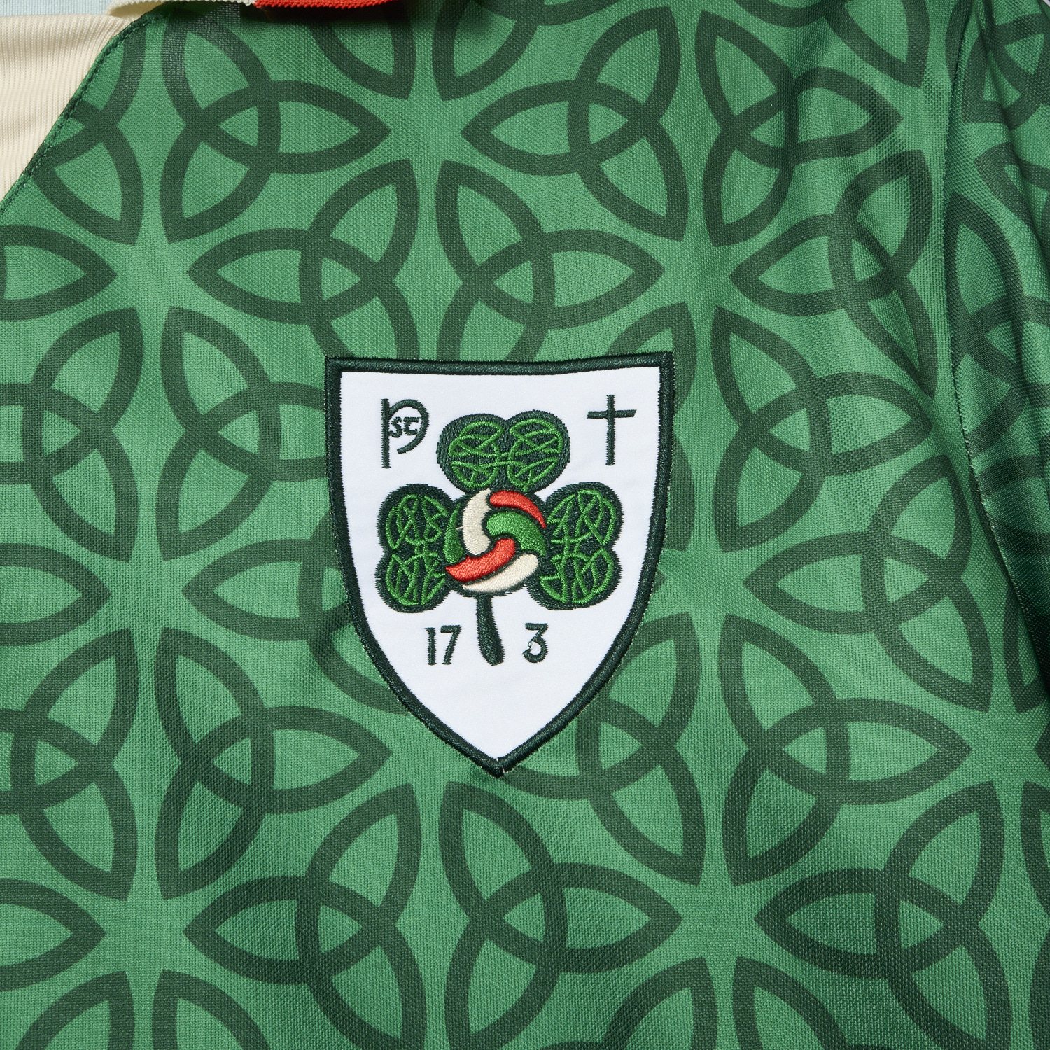 foot-Ireland 2025 St. Patrick's Day Green Jersey - Fans Version