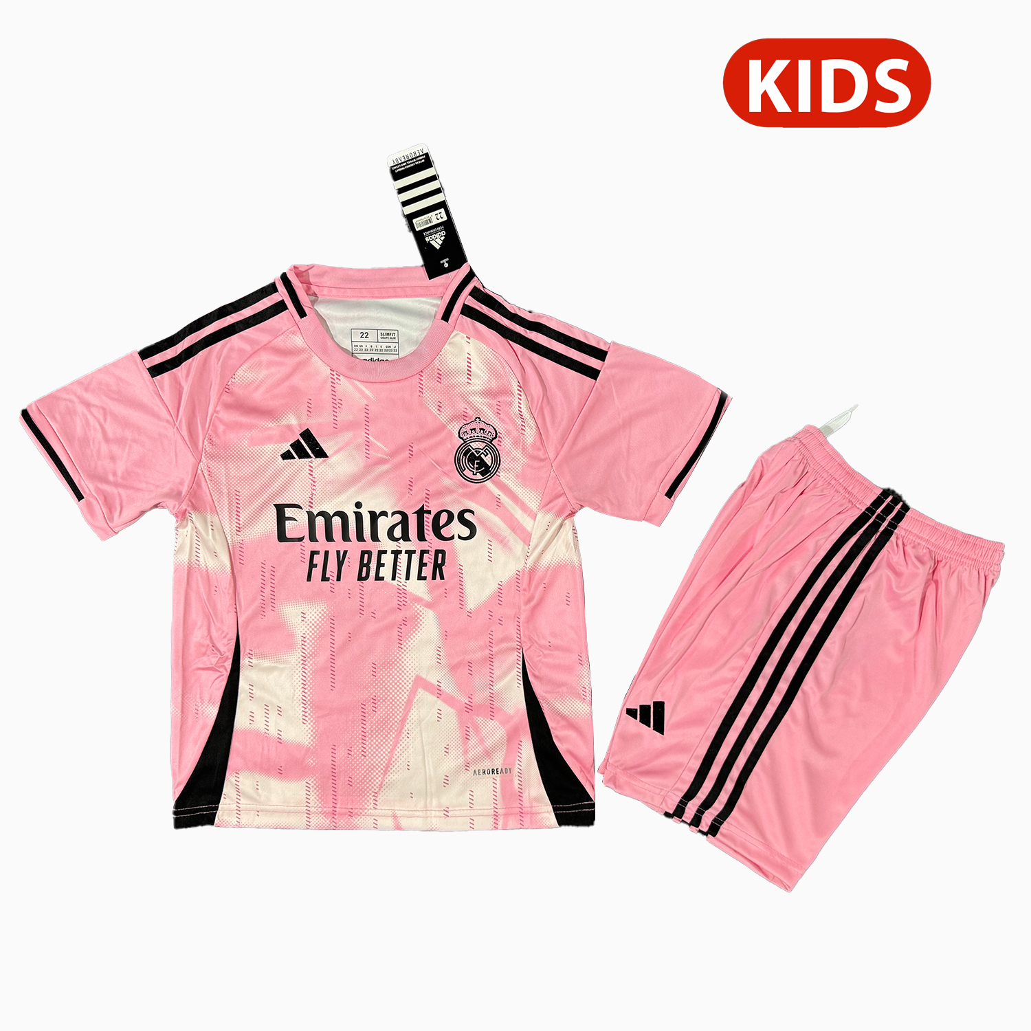 foot-Real Madrid 25-26 Pink And White Special Kids Kit