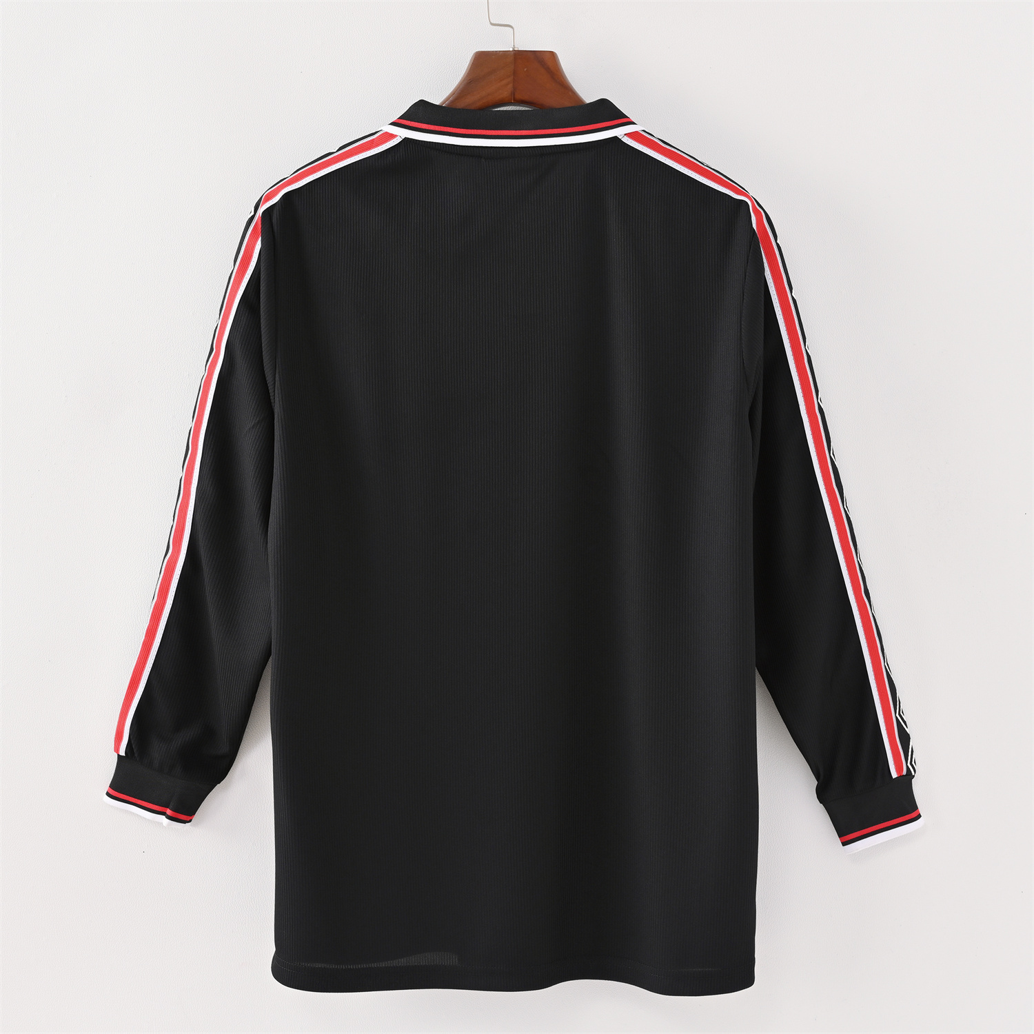 foot-Retro Manchester United 1998-99 Black Long Sleeves Jersey