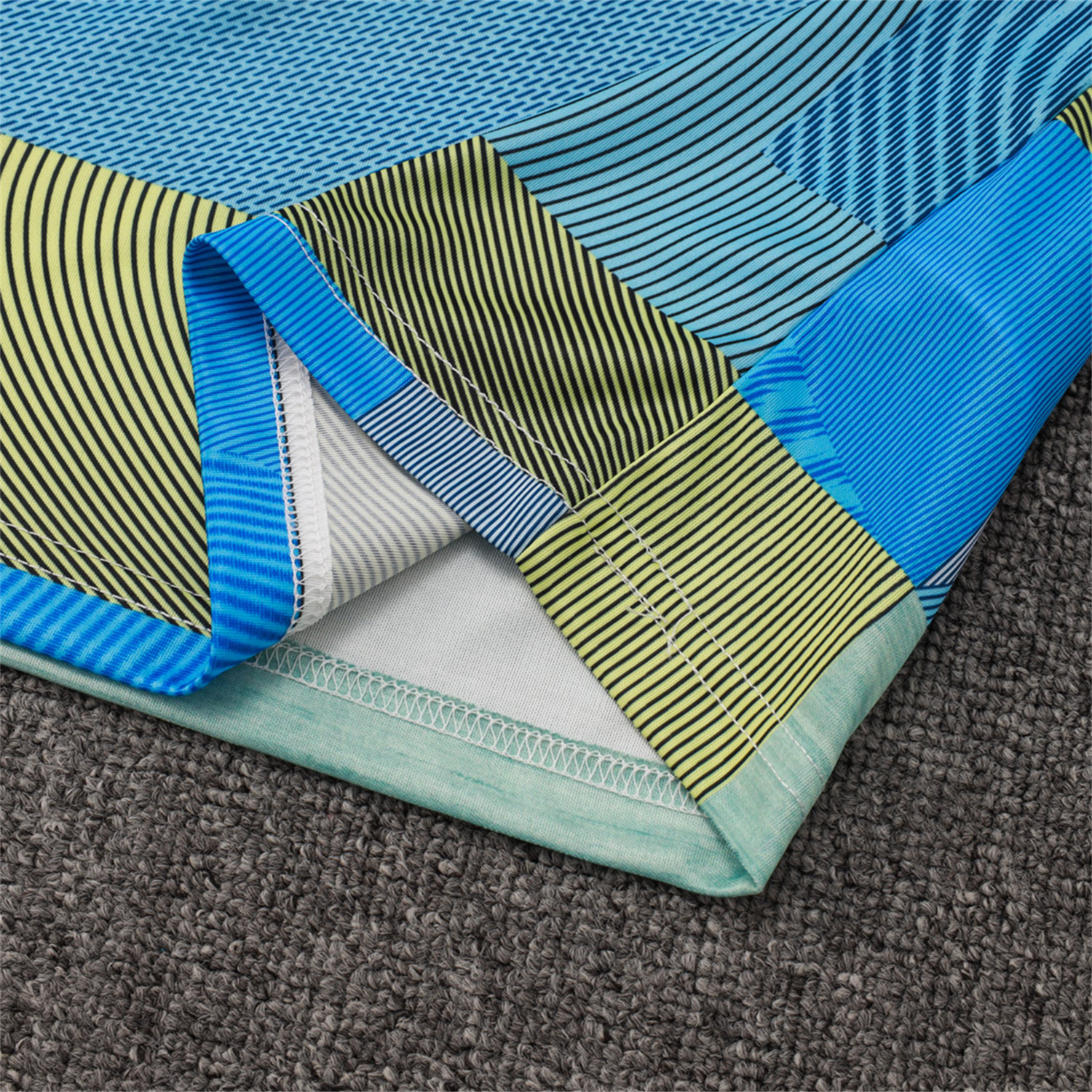 foot-Real Madrid 25-26 Vest Training Set - Blue-Gray Camouflage Vest and Black Shorts