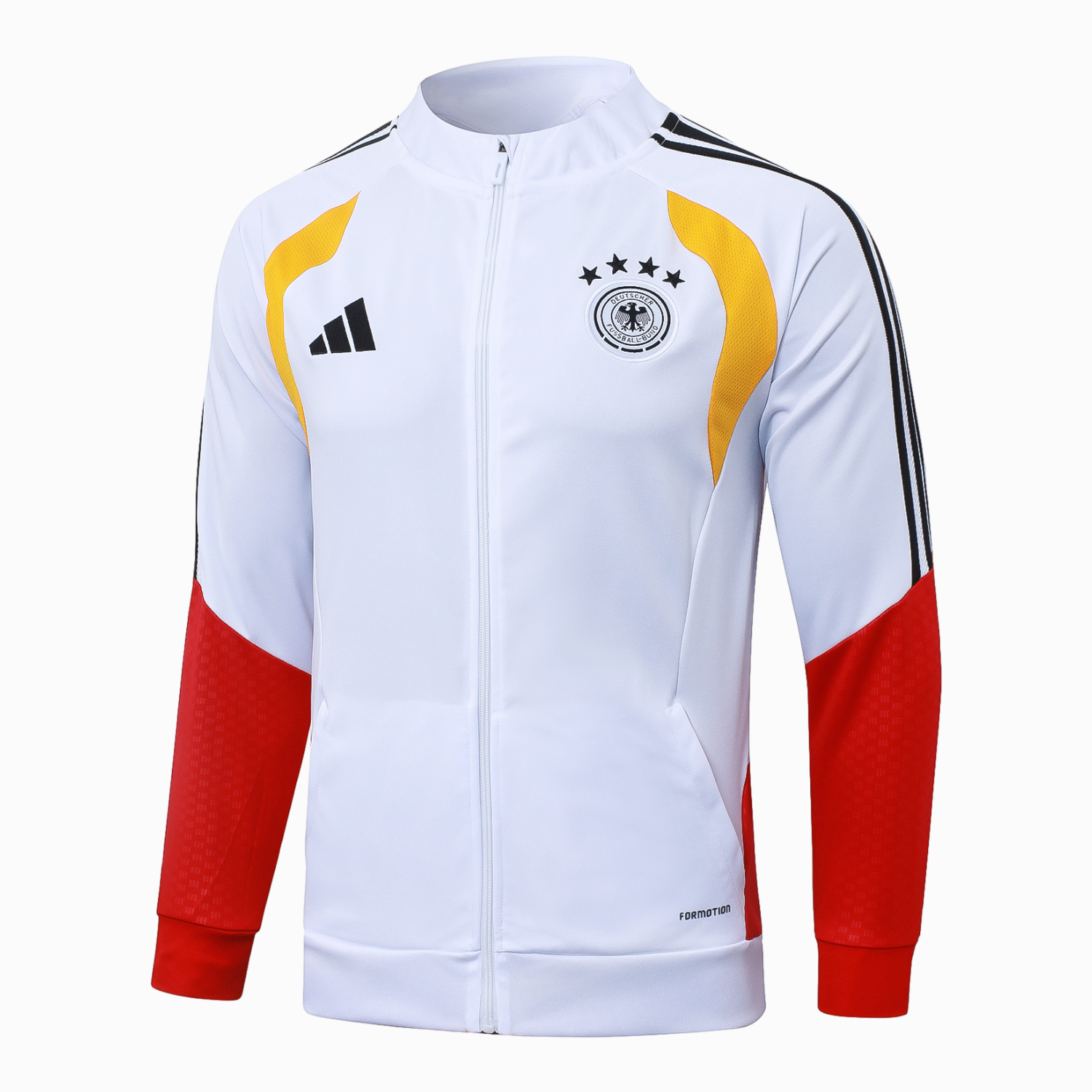 SIUjerseys-Germany 2026 Windbreaker Training Set - White Top and Black Pants