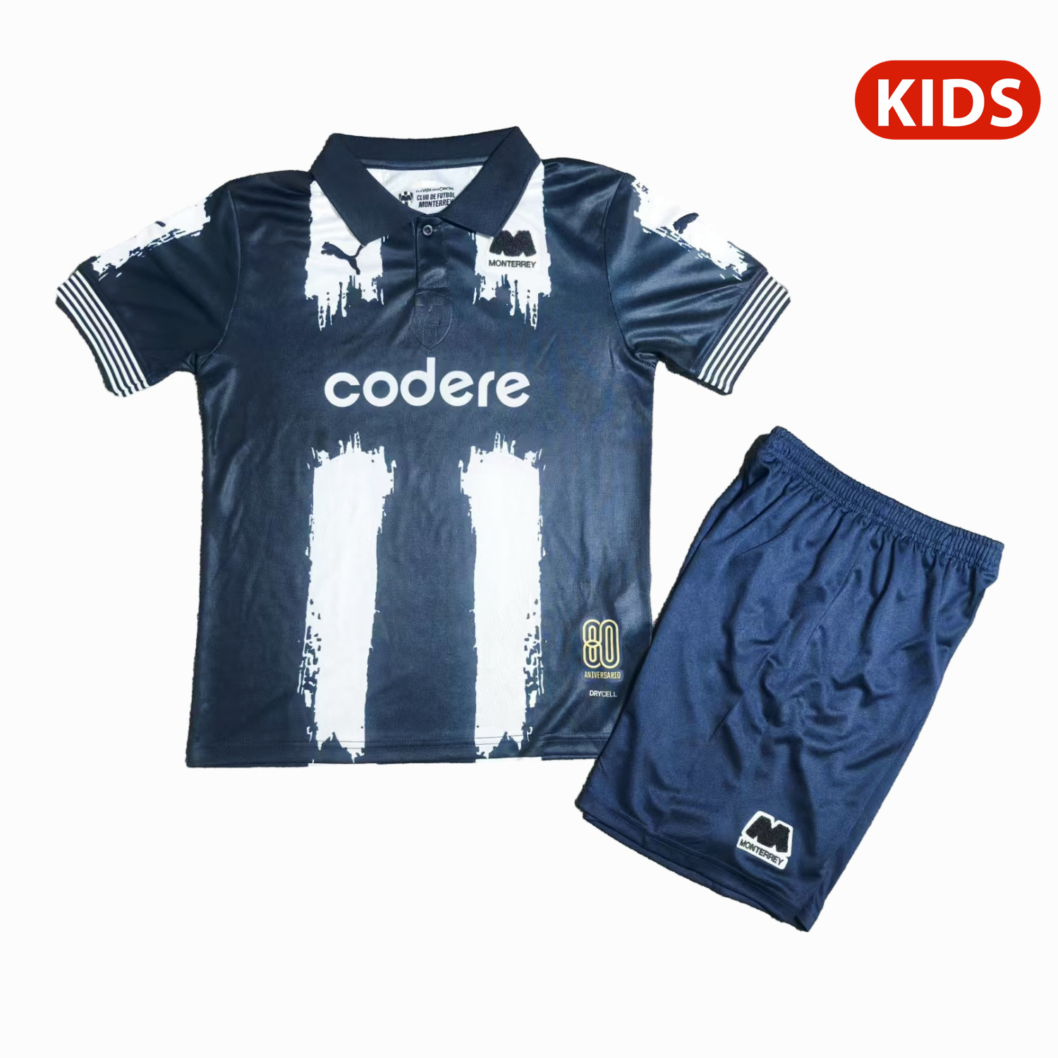 foot-Rayados Monterrey 25-26 80th Anniversary Kids Kit