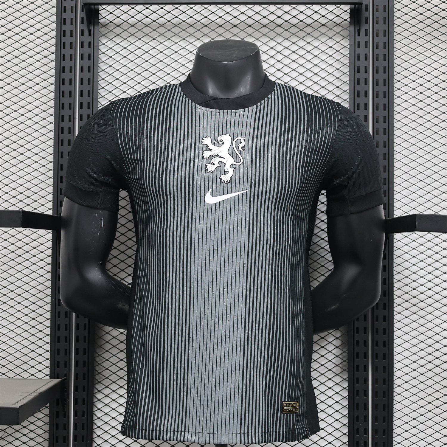 foot-Netherlands 2025-26 Black Goalkeeper Jersey - Player Version