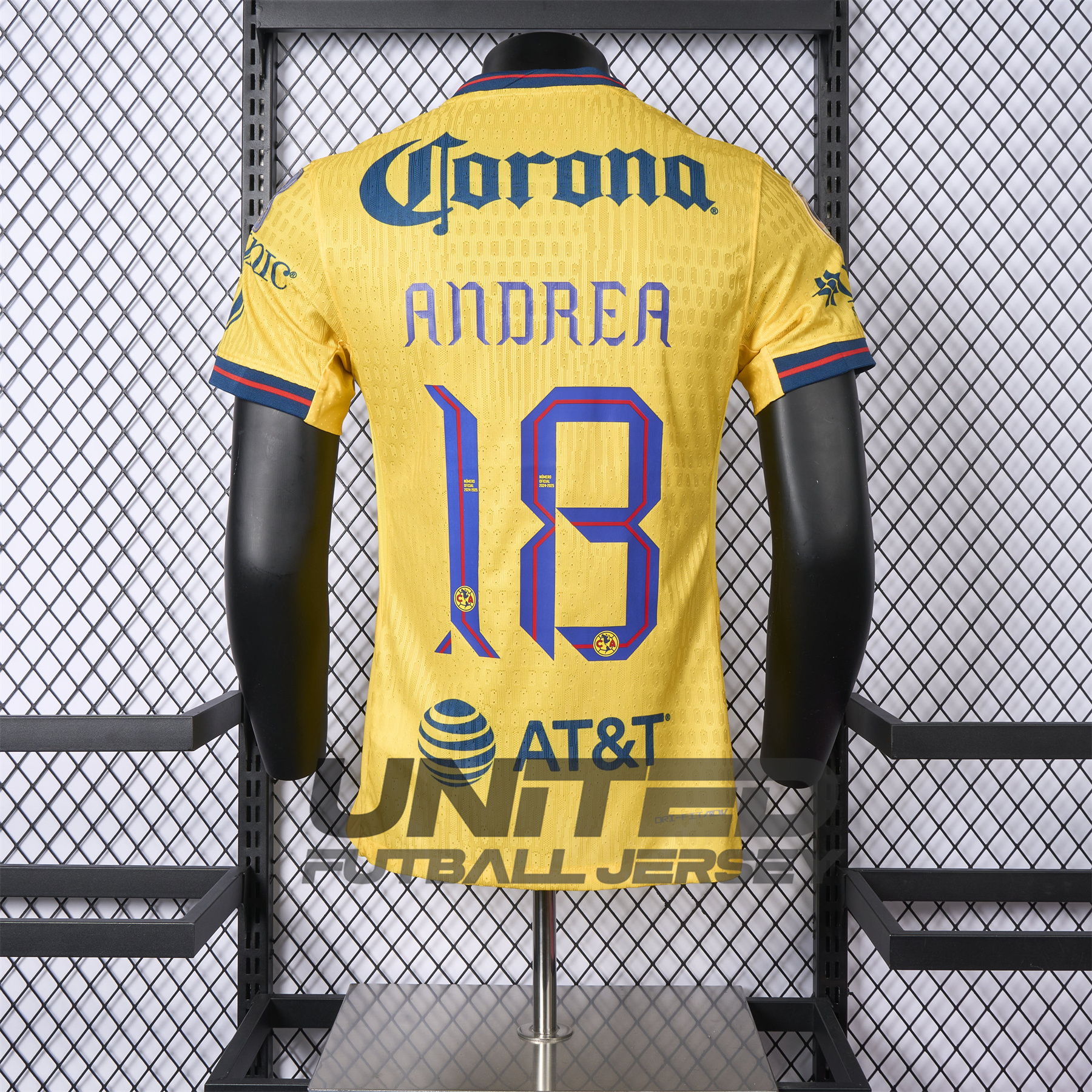 unitedfutballjersey-Club América 24-25 Home Jersey - Player Version