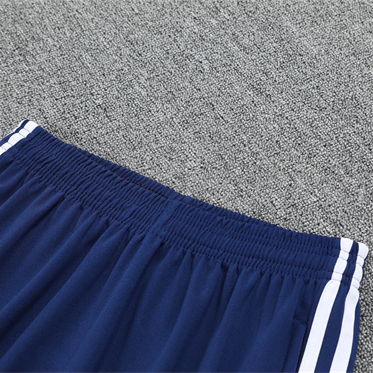 foot-Real Madrid 25-26 Kids Long Sleeve Training Set - Throwback Royal Blue Top and Pants