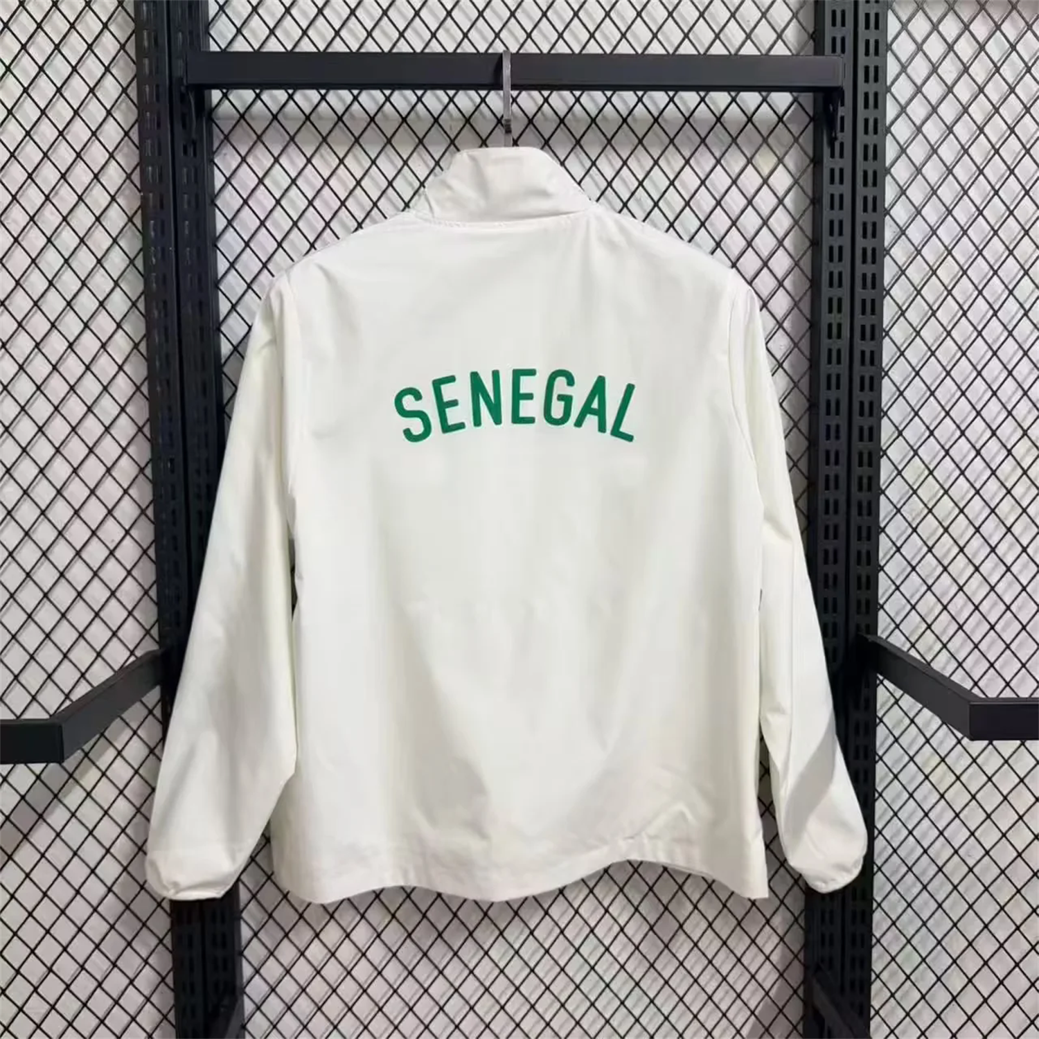 SIUjerseys-Senegal 25-26 Windbreaker Jacket - White And Green