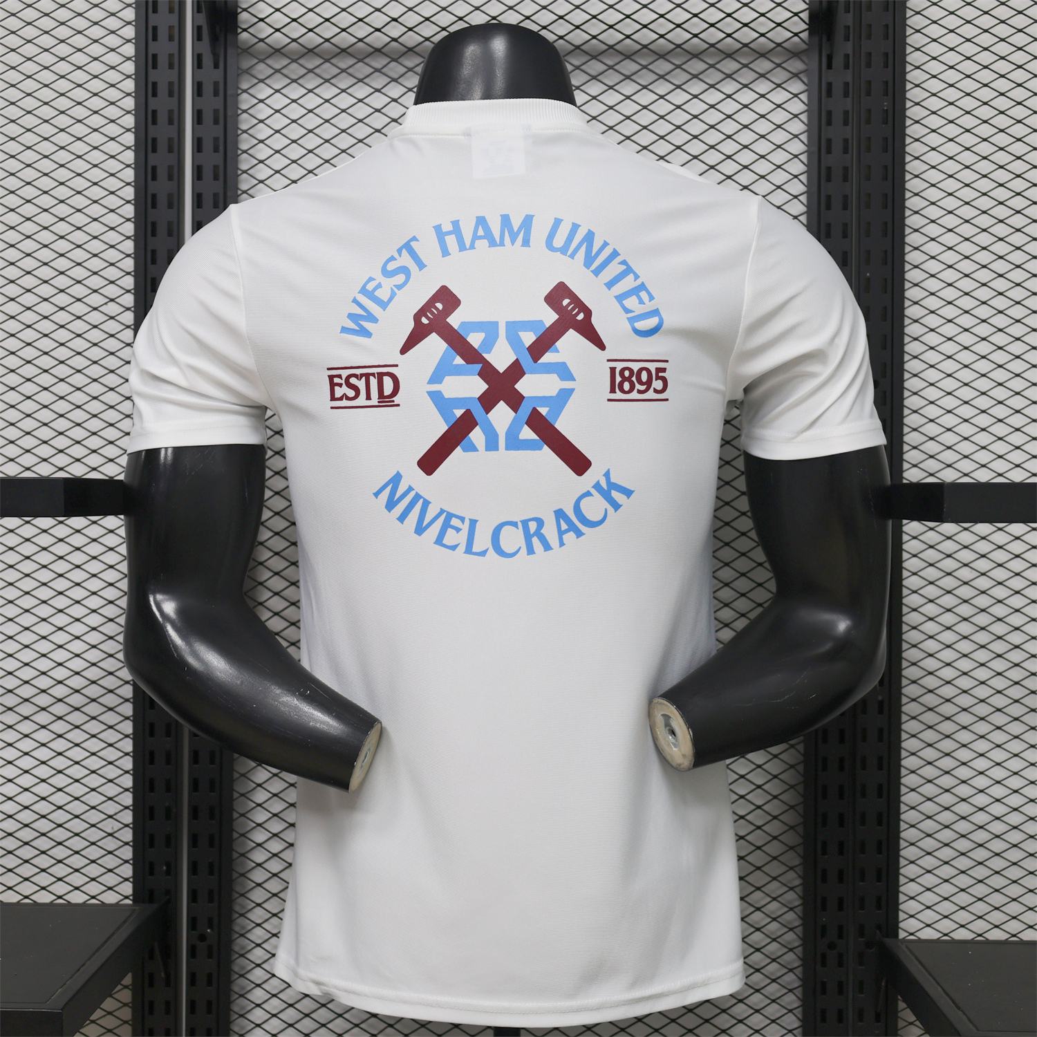 GlobeJersey-West Ham United 26-27 Retro Casual Style White Jersey - Player Version