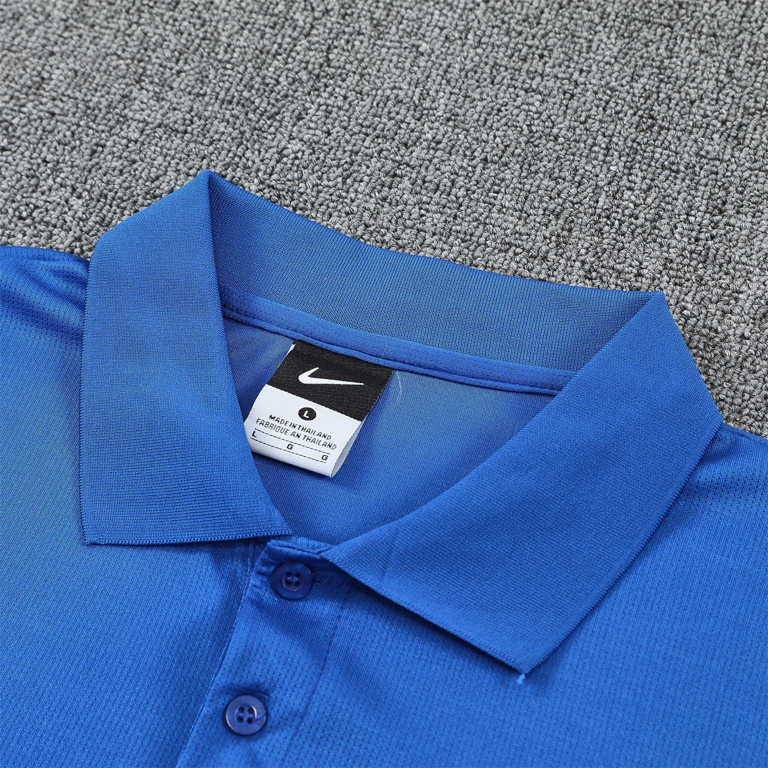 Unitedfootballkit.com | Atletico Madrid 25-26 POLO Short-Sleeve Training Set - Ocean Blue Top & Deep Blue Pants -Customize Name, Number and Patch | Worldwide Shipping