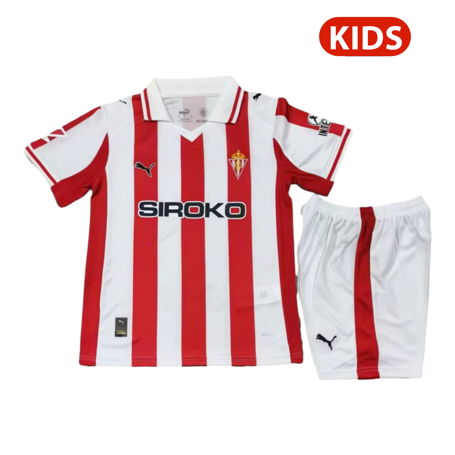 foot-Sporting Gijon 25-26 Home Kids Kit