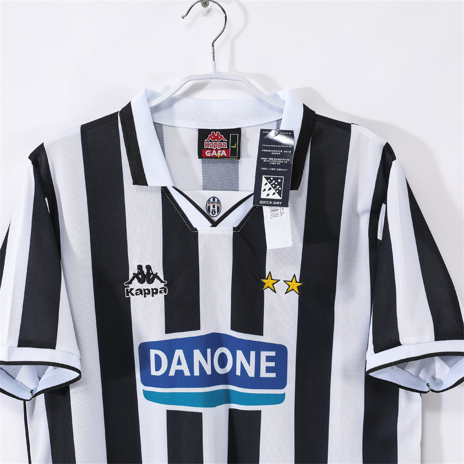 Unitedfootballkit.com | Retro Juventus 1994-95 Home Jersey -Customize Name, Number and Patch | Worldwide Shipping