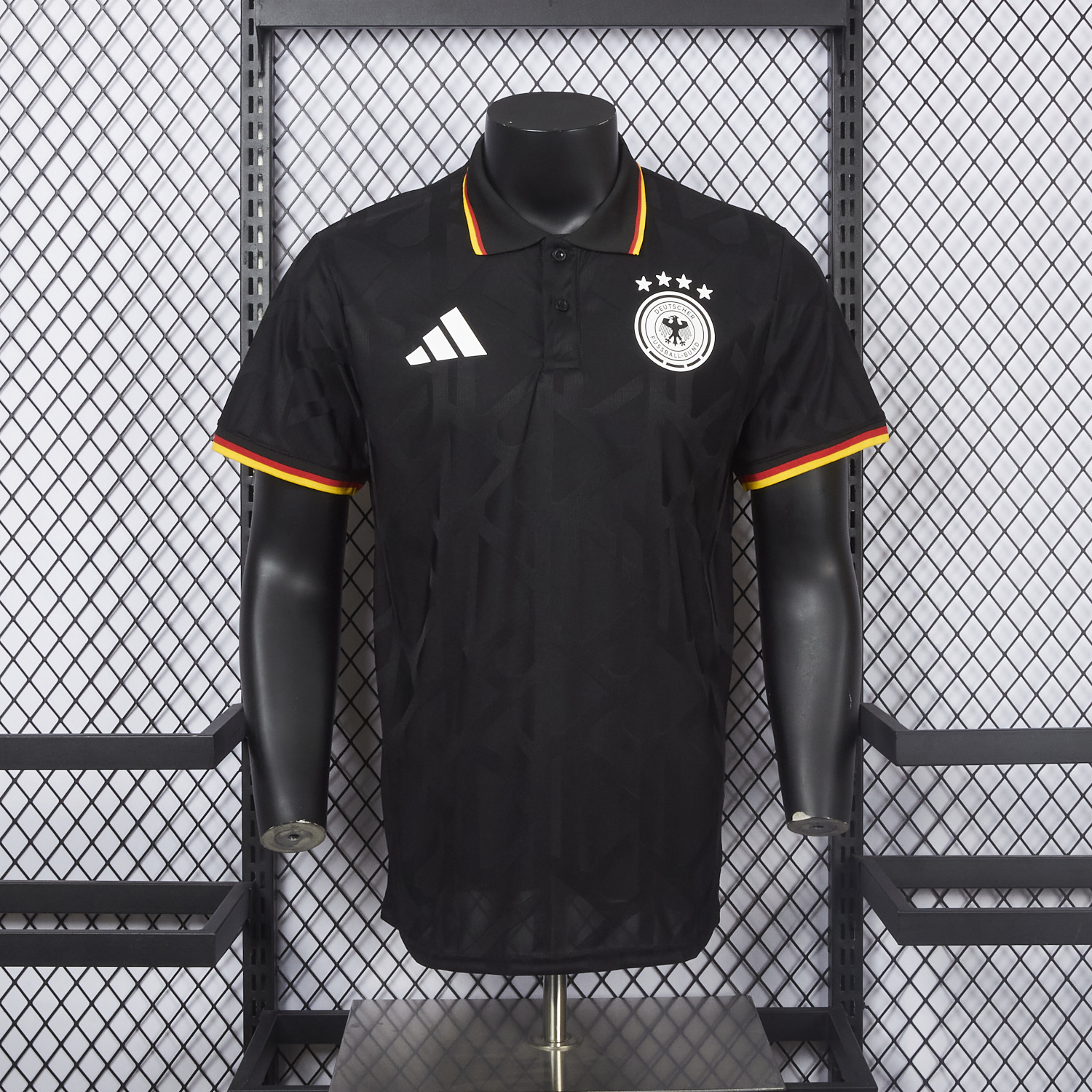 Unitedfootballkit.com | Germany 2026 Black Special Edition Polo Jersey - Player Version -Customize Name, Number and Patch | Worldwide Shipping