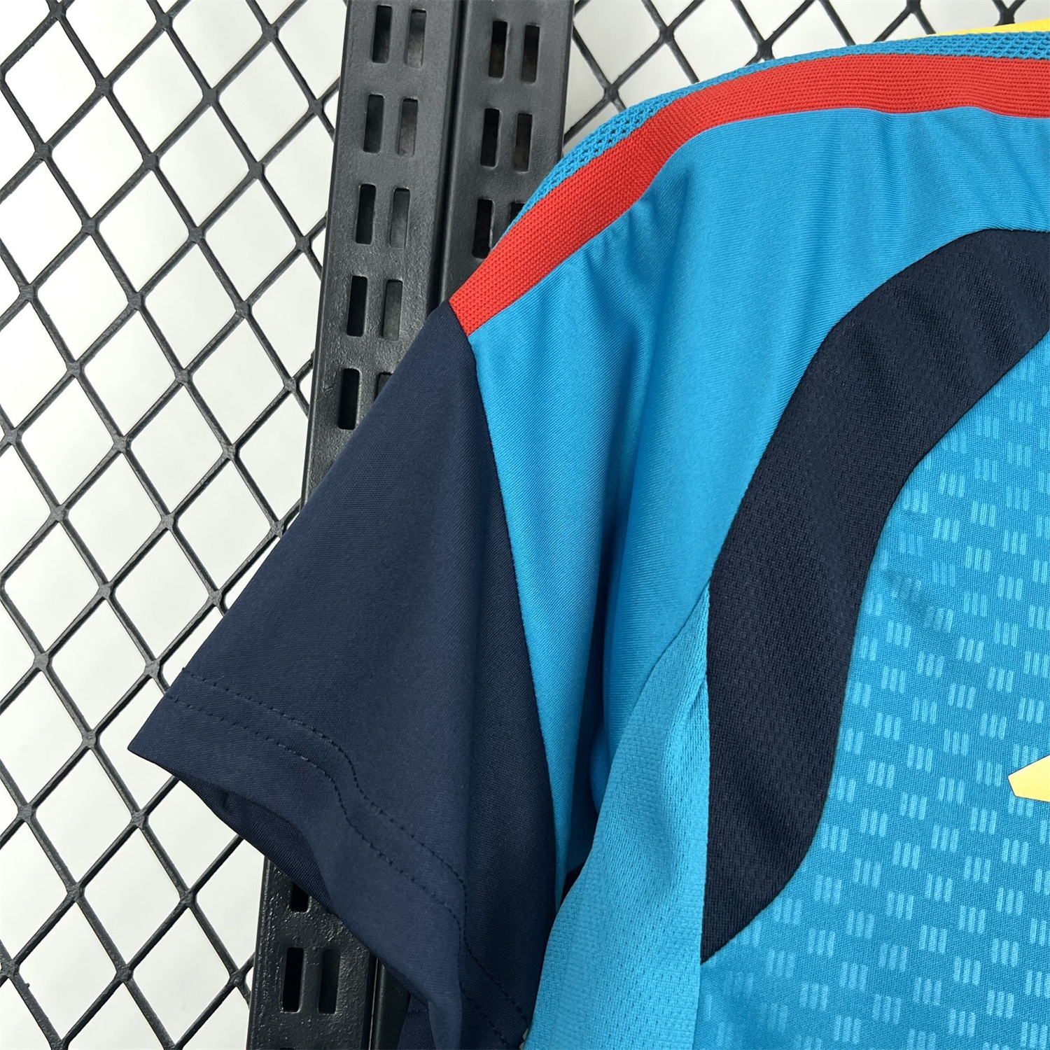 SIUjerseys-Spain 2026 Lake Blue Pre-Match Training Jersey - Fans Version