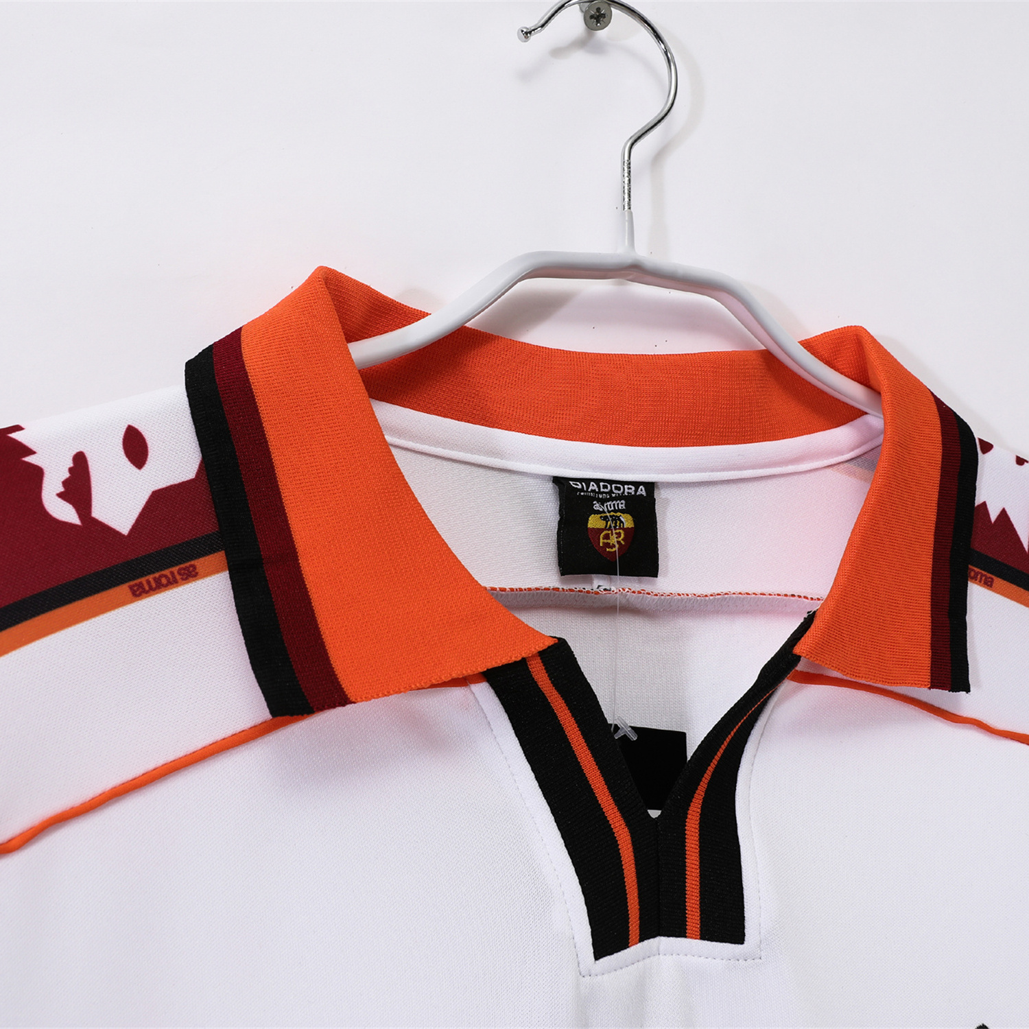 foot-Retro Roma 1998-99 Away Long Sleeves Jersey