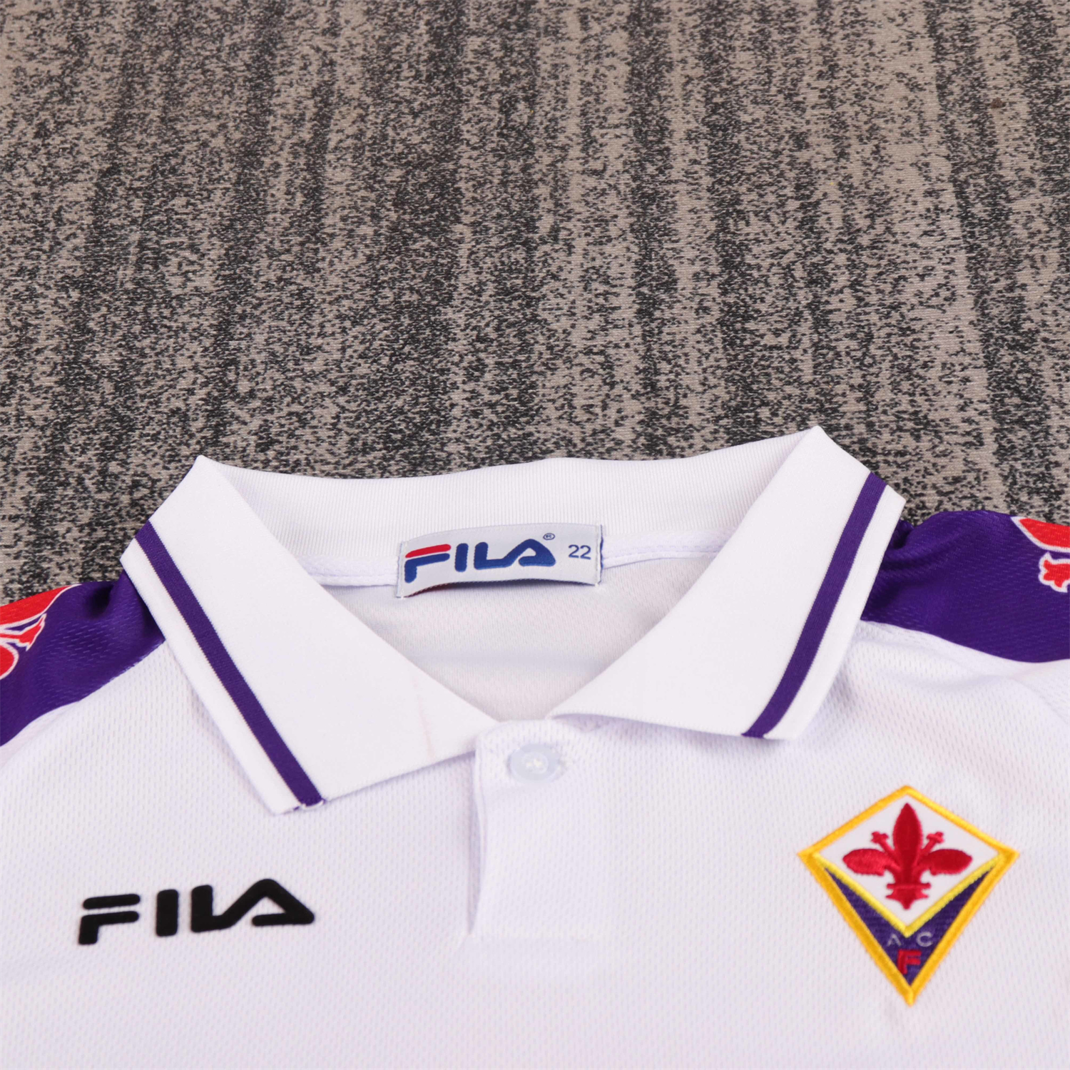 Unitedfootballkit.com | Retro Fiorentina 1998-99 Away Kids Kit -Customize Name, Number and Patch | Worldwide Shipping