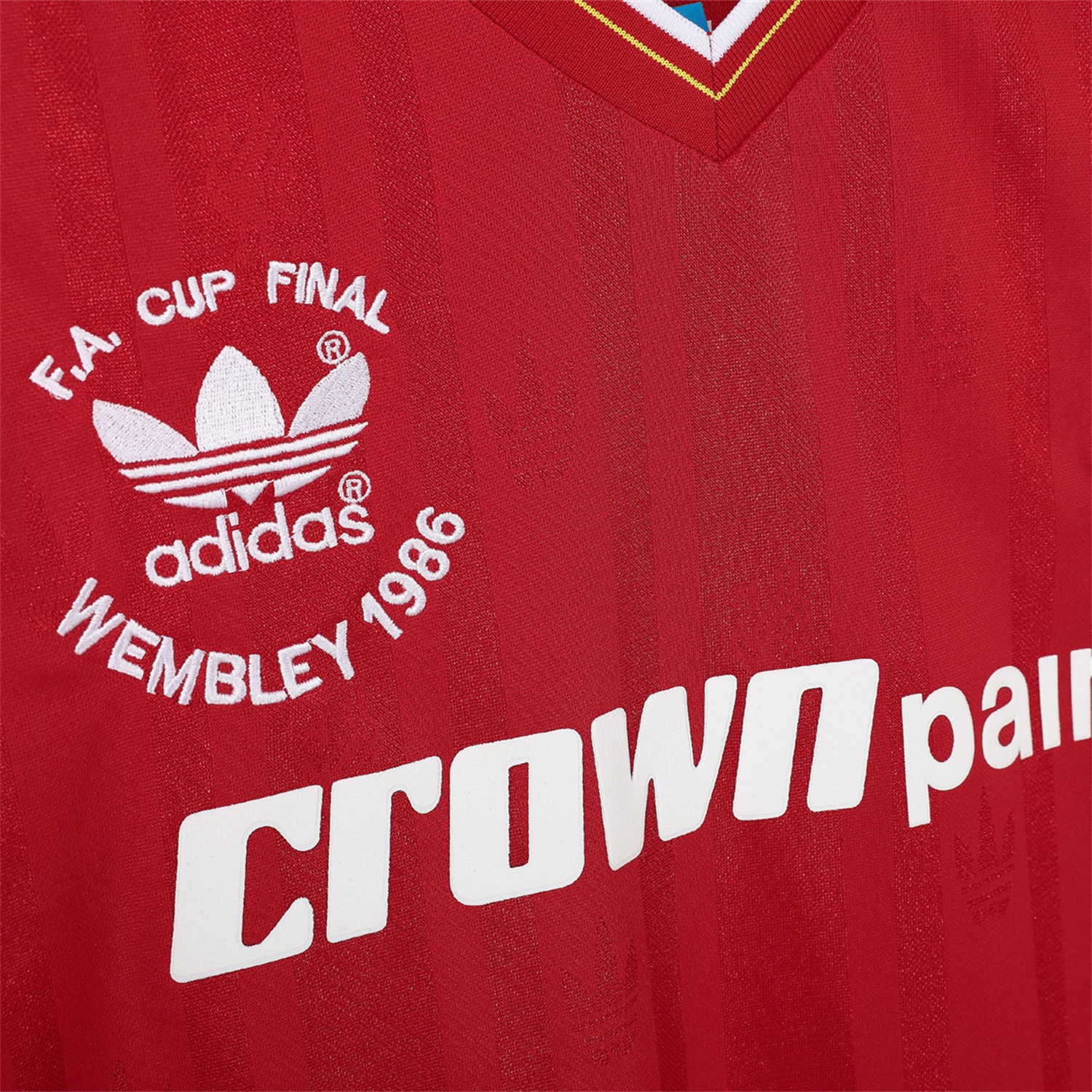 foot-Retro Liver.pool 1985-86 Home Jersey - FA CUP FINAL Version